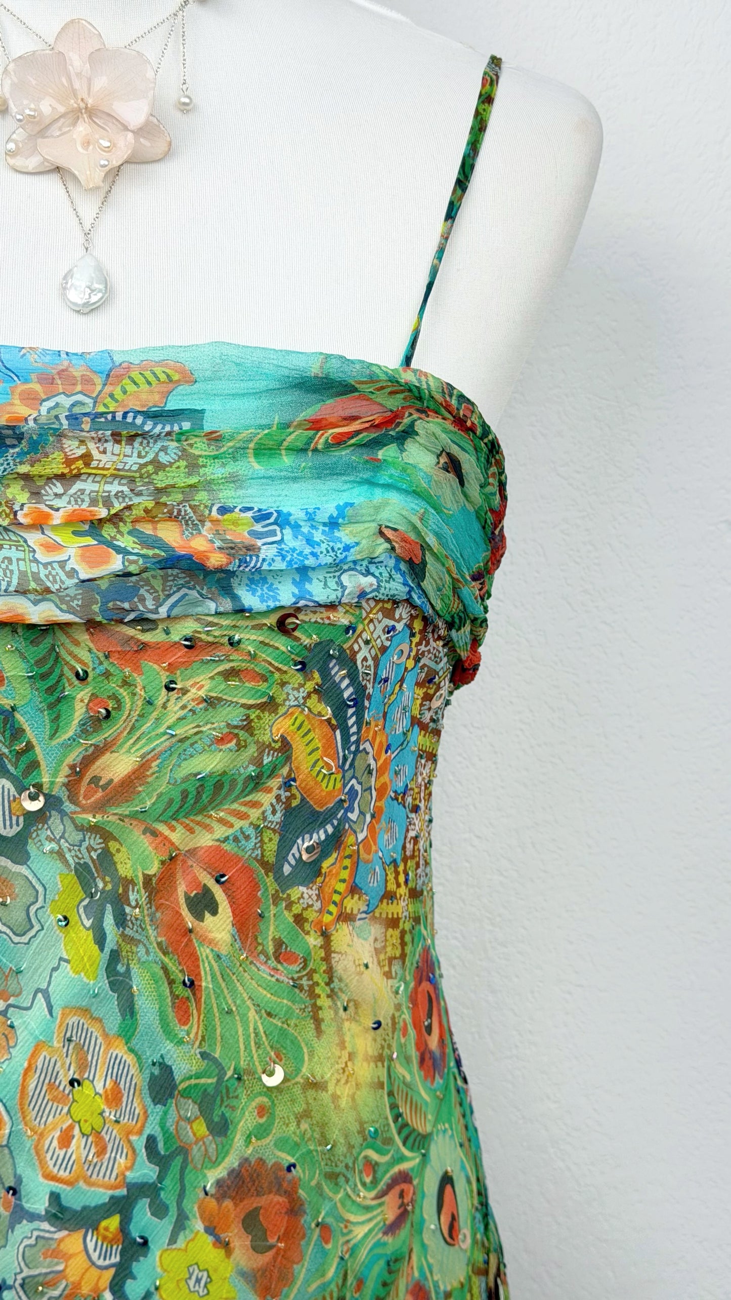 Ondine’s Secret Garden Silk Dress