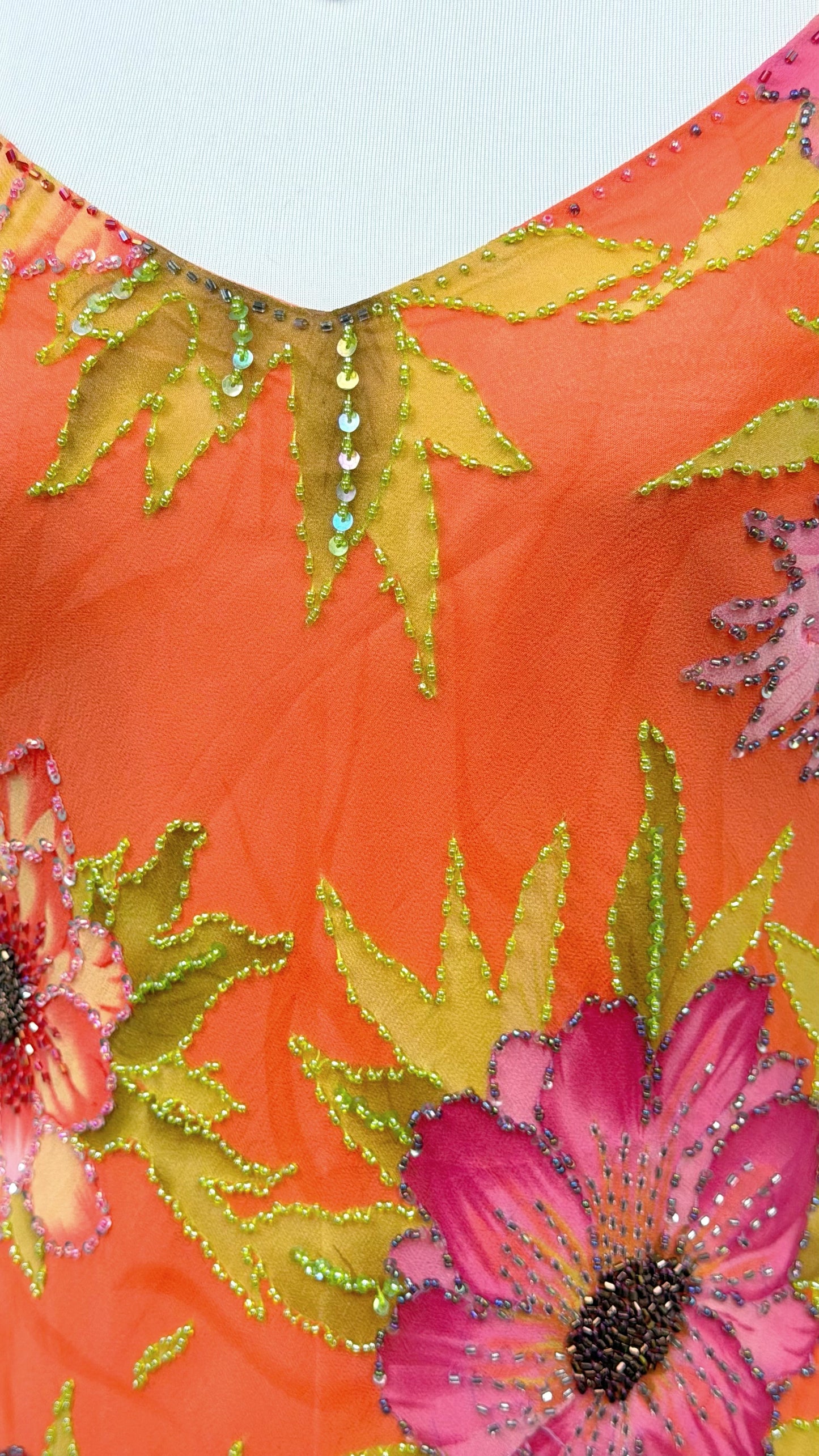 Silk Coral Blossom Couture