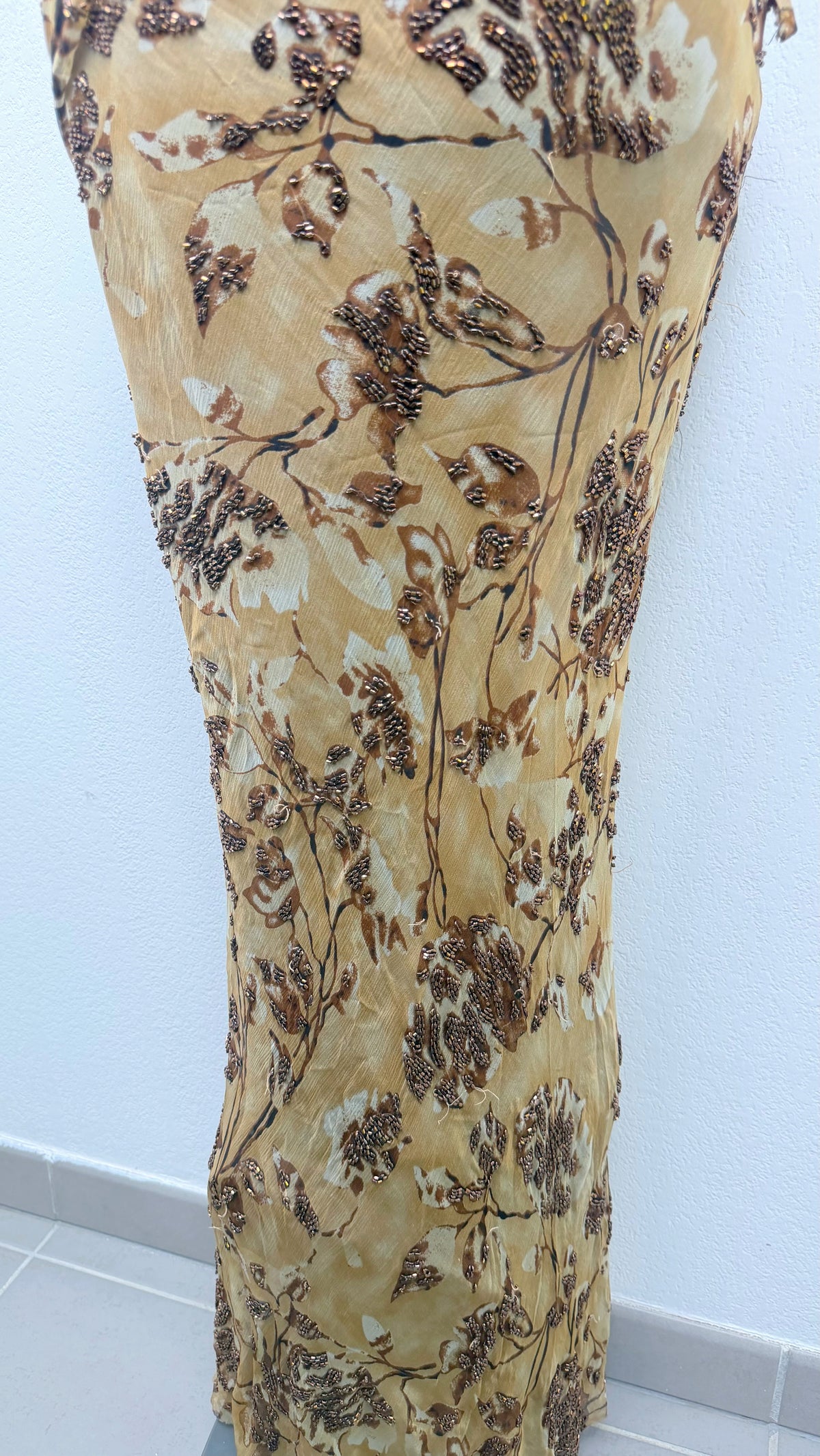 The Gilded Woodland Silk Dress