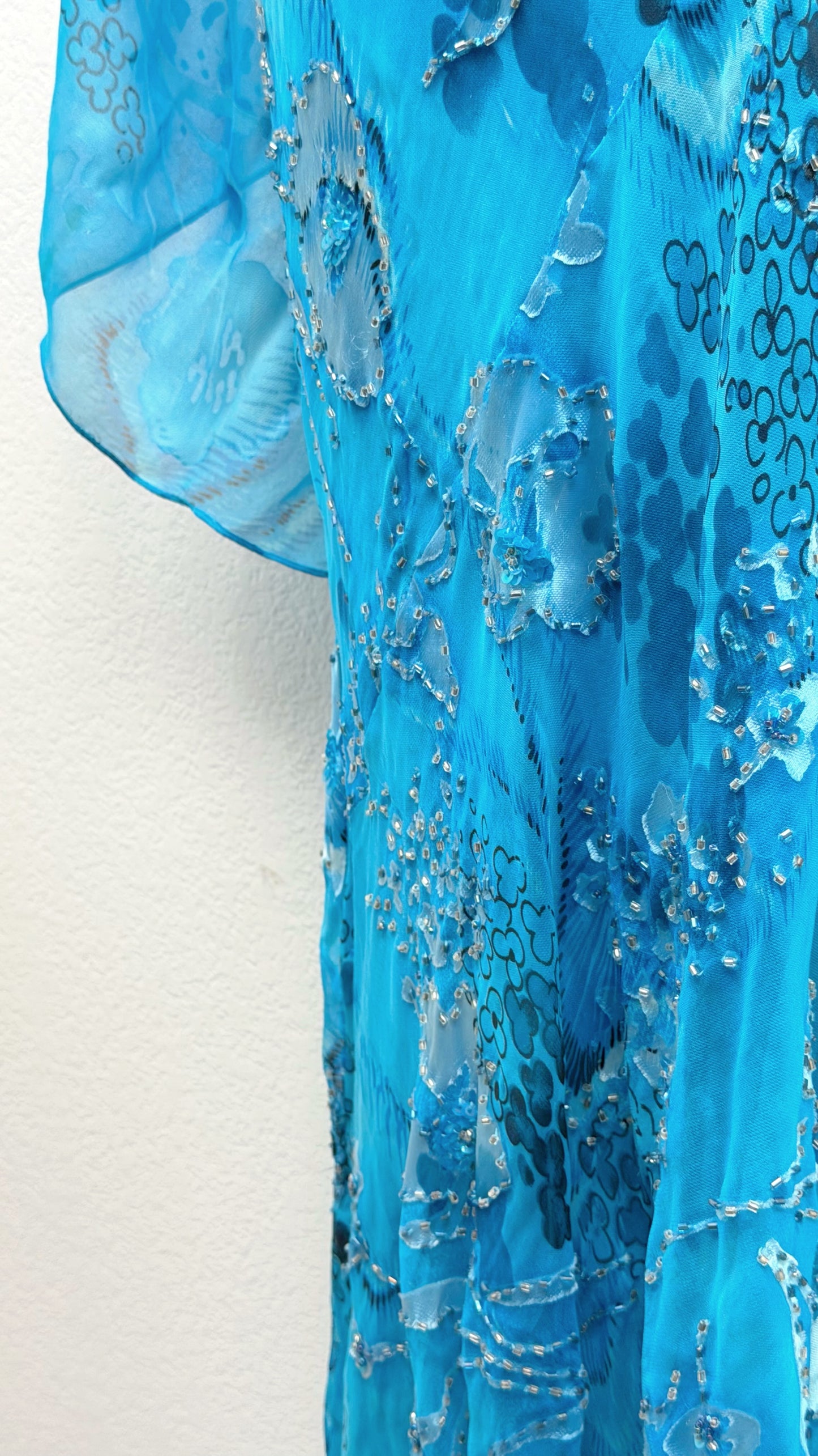 Nerissa Bluebell Silk Dress