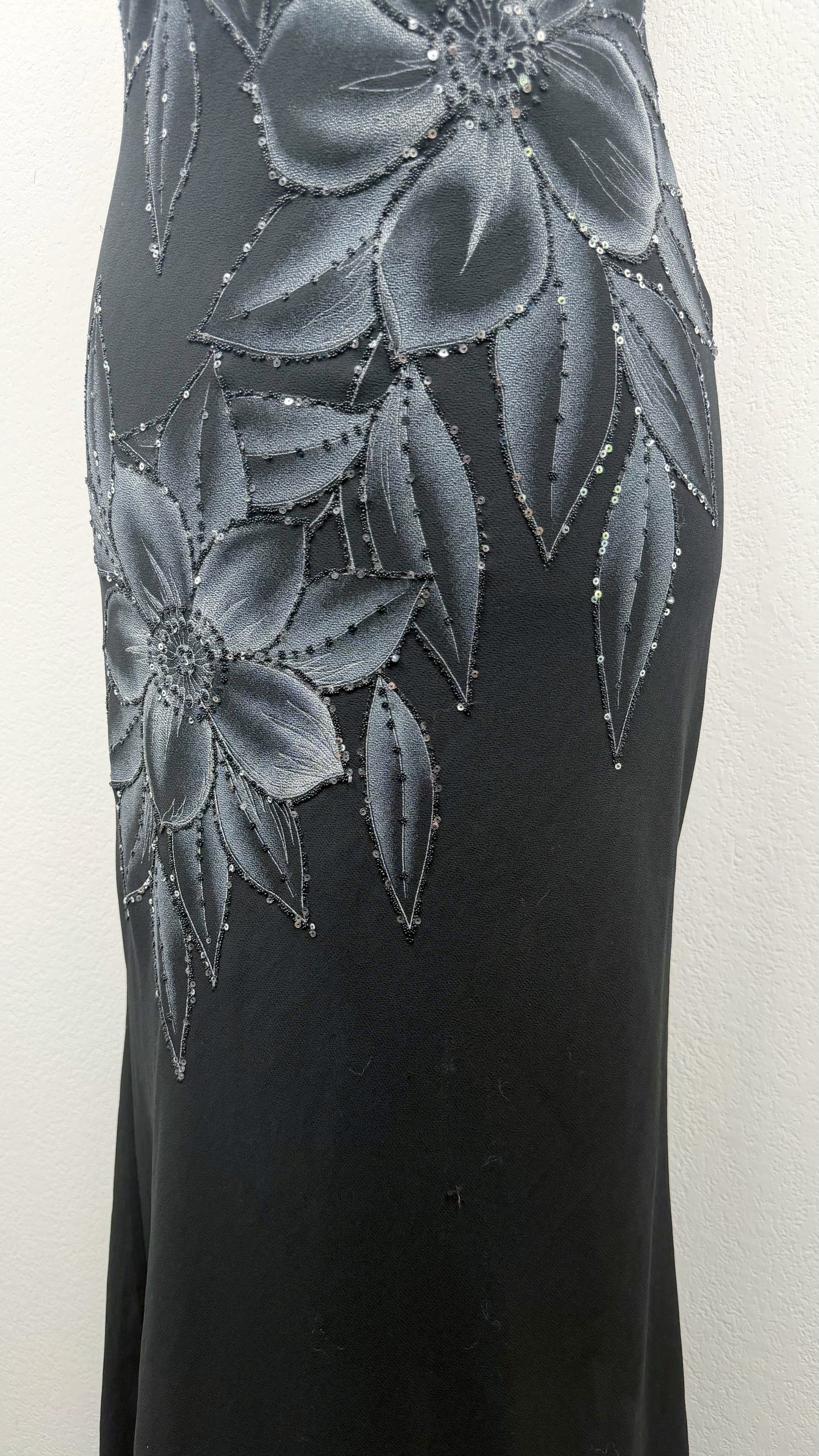 Midnight Blossom Gown