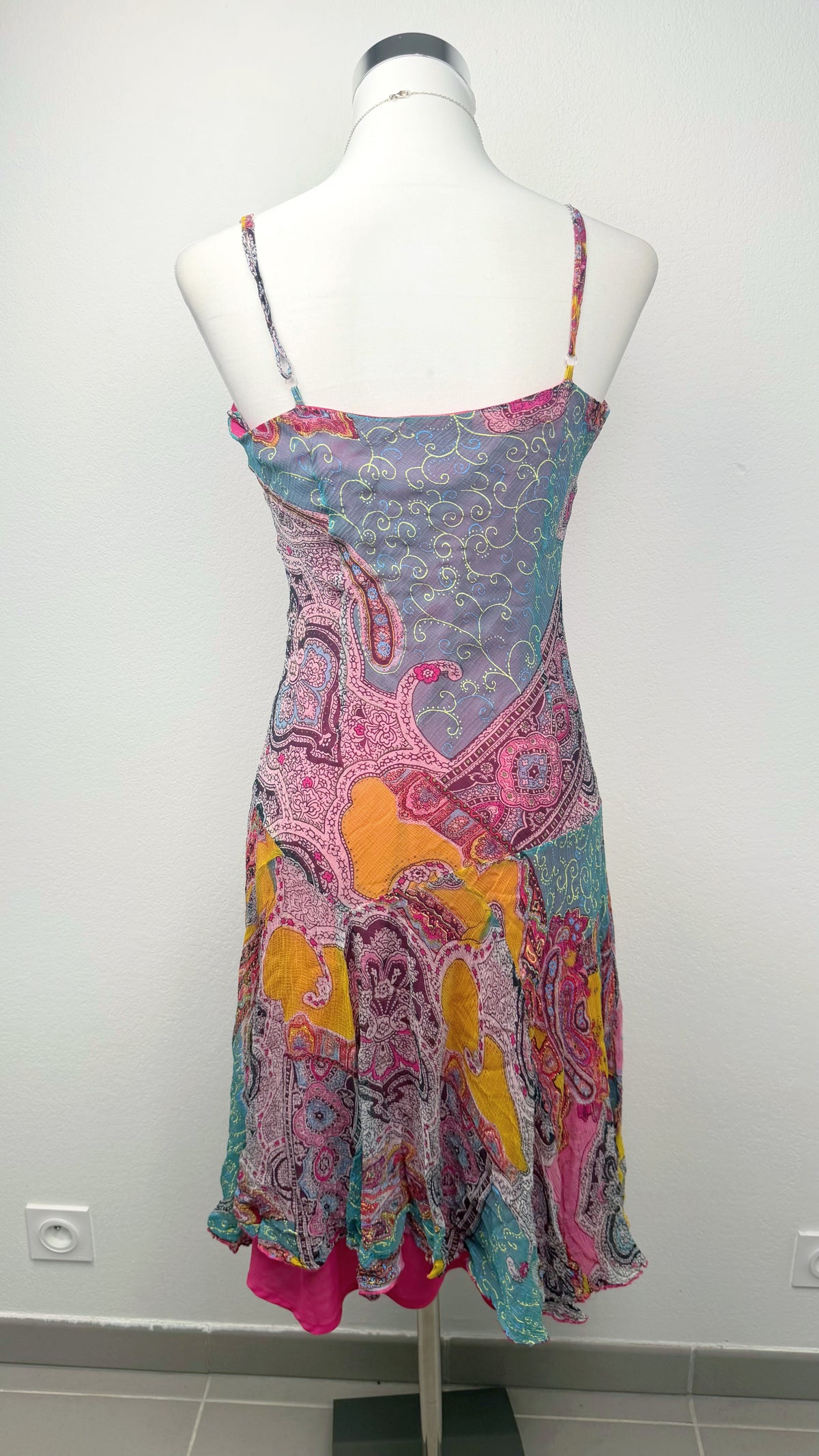 RARE Derhy Paisley Pixie Dress