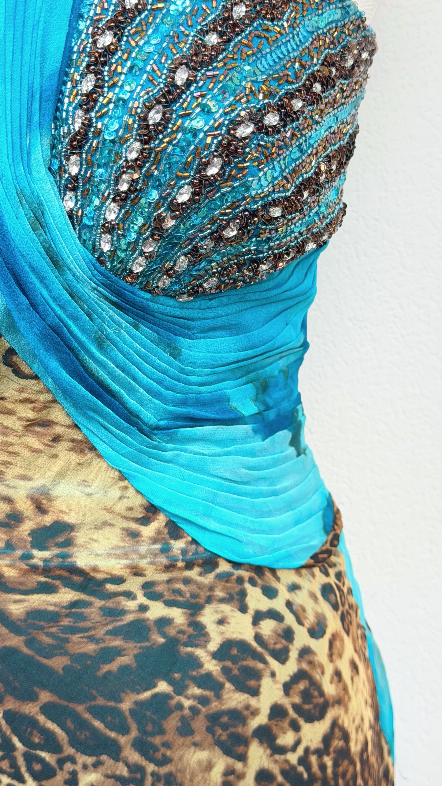 Nerissa Wild Ocean Silk Dress