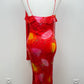 The Scarlet Sunset Silk Gown