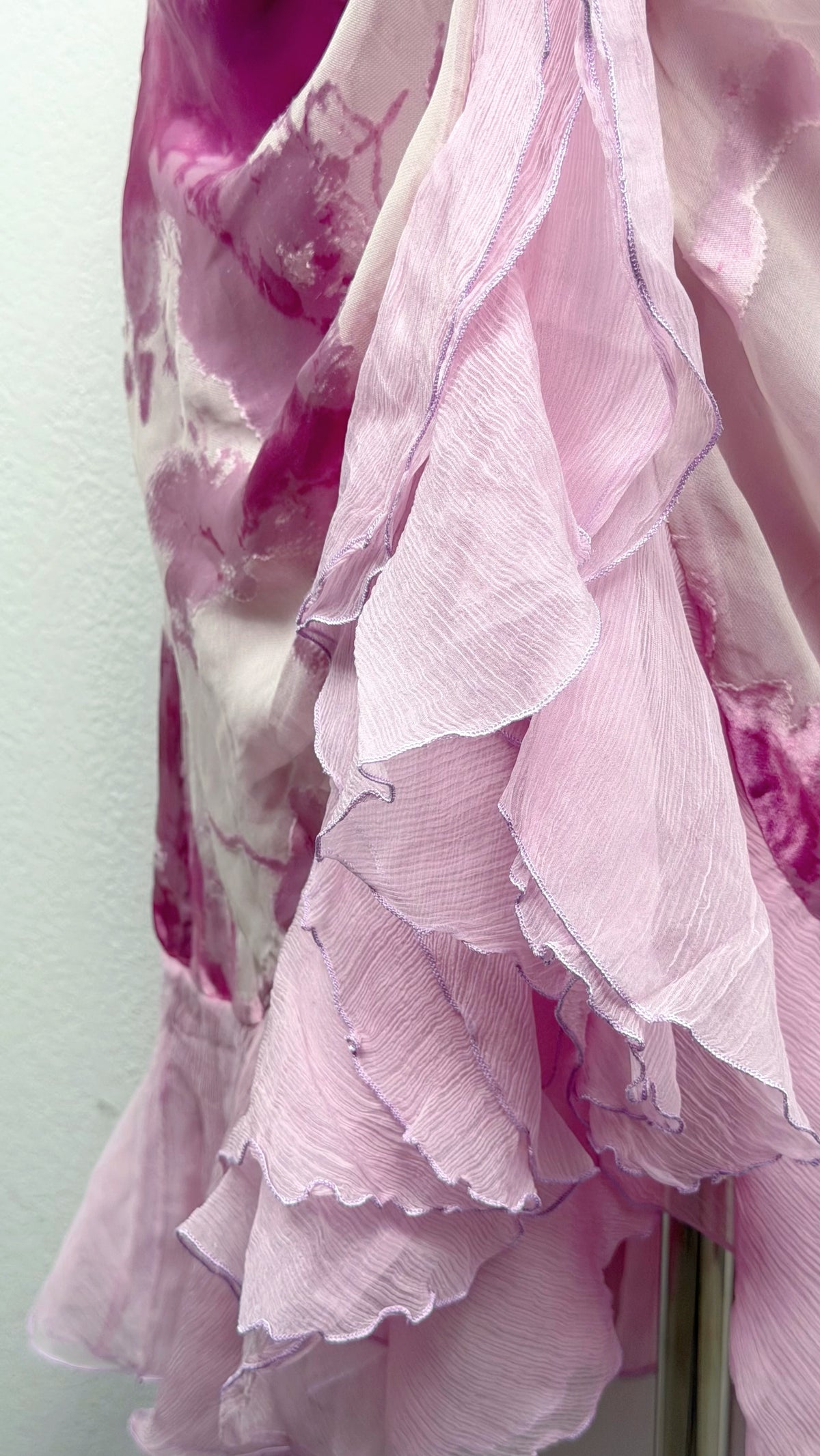 The Pink Ophelia Italian Silk Skirt