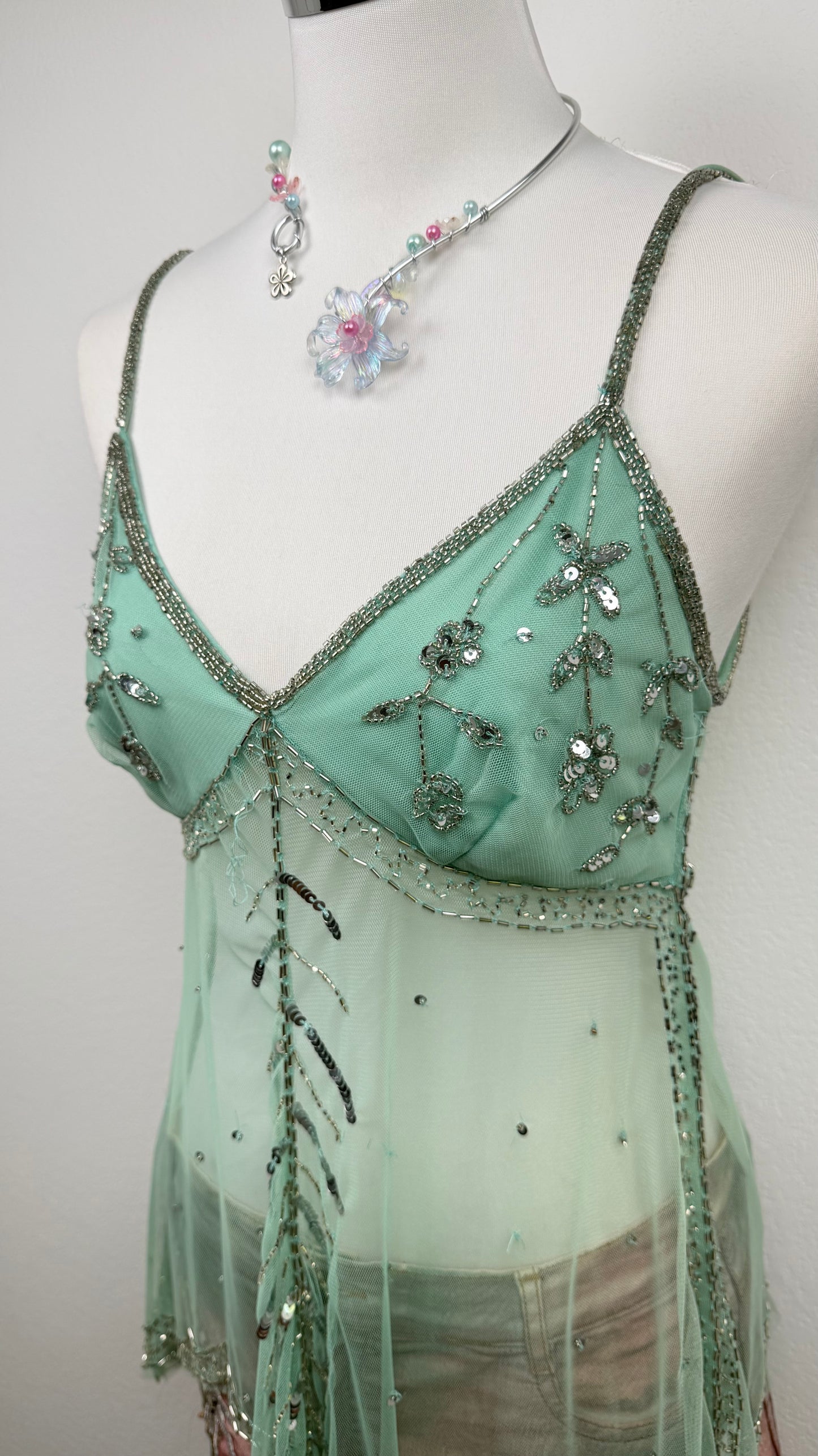 Mint Fairy Butterfly Top
