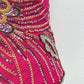 Aftershock Fuchsia Phoenix Beaded Corset