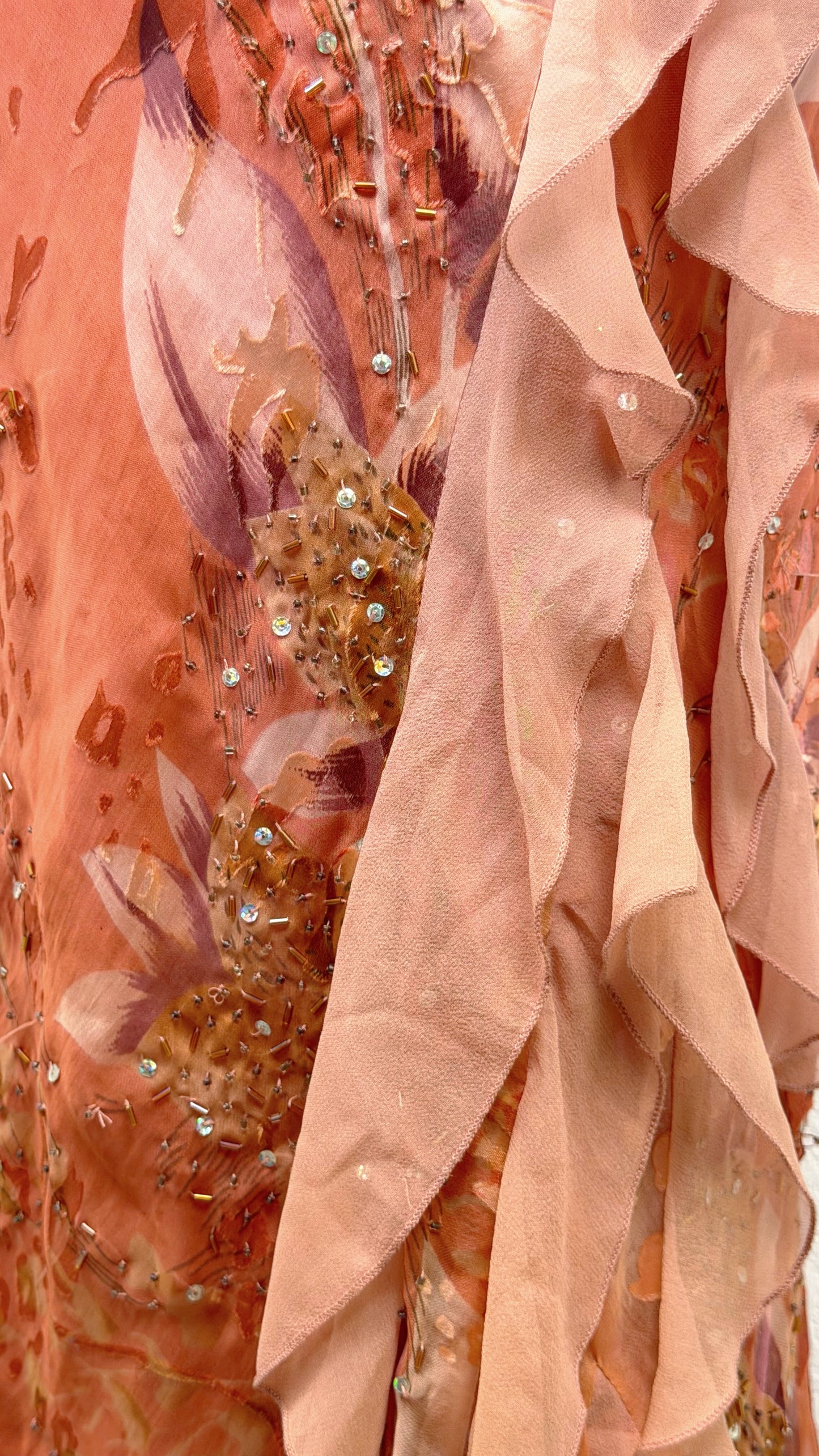 RARE Peach Blossom Silk