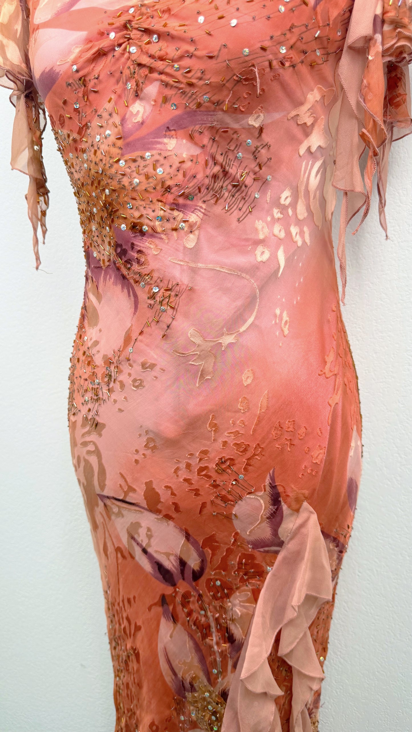 RARE Peach Blossom Silk
