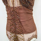 The Mocha Butterfly Beaded Top