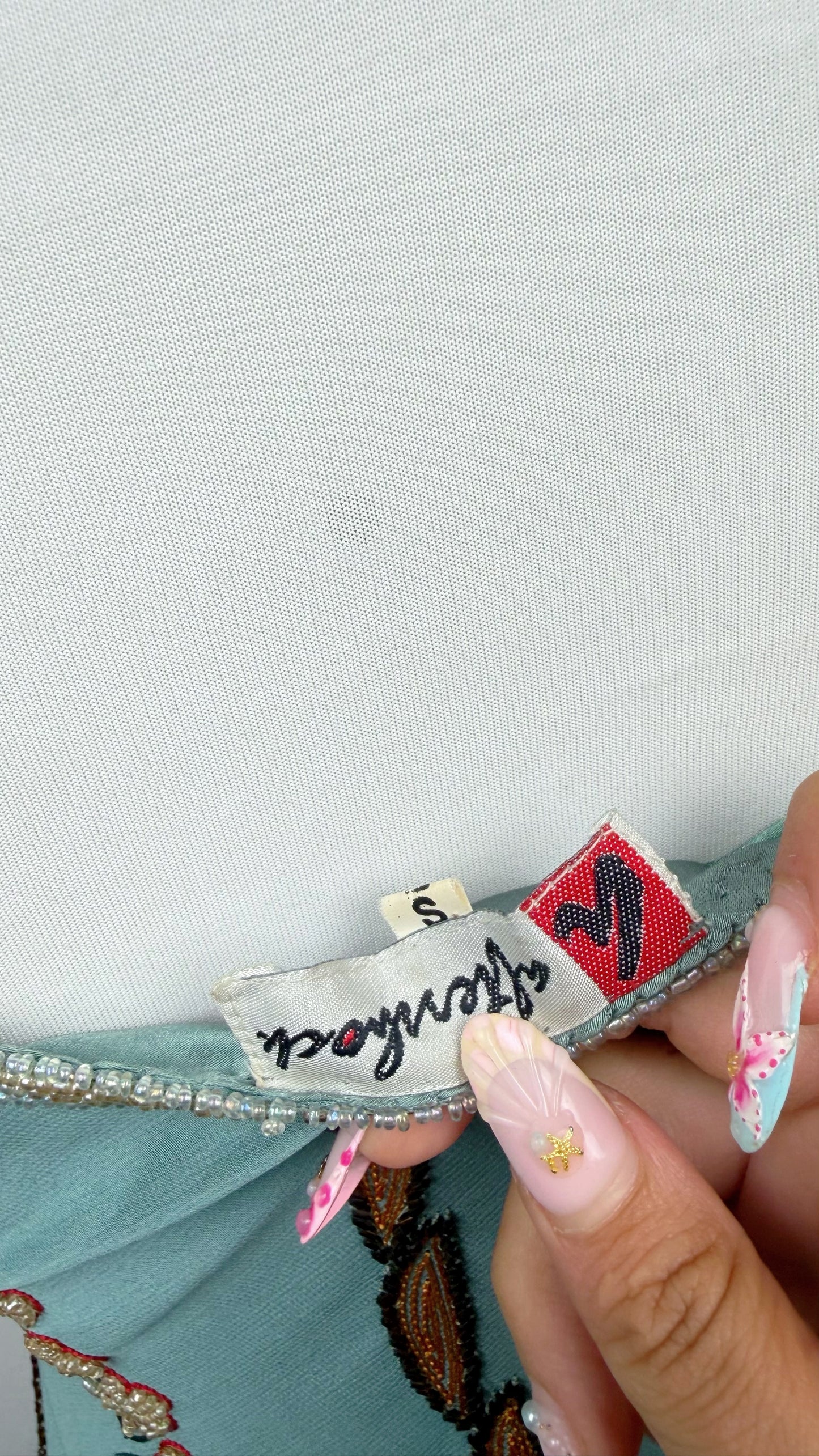 Rare Aftershock Embroidered Silk