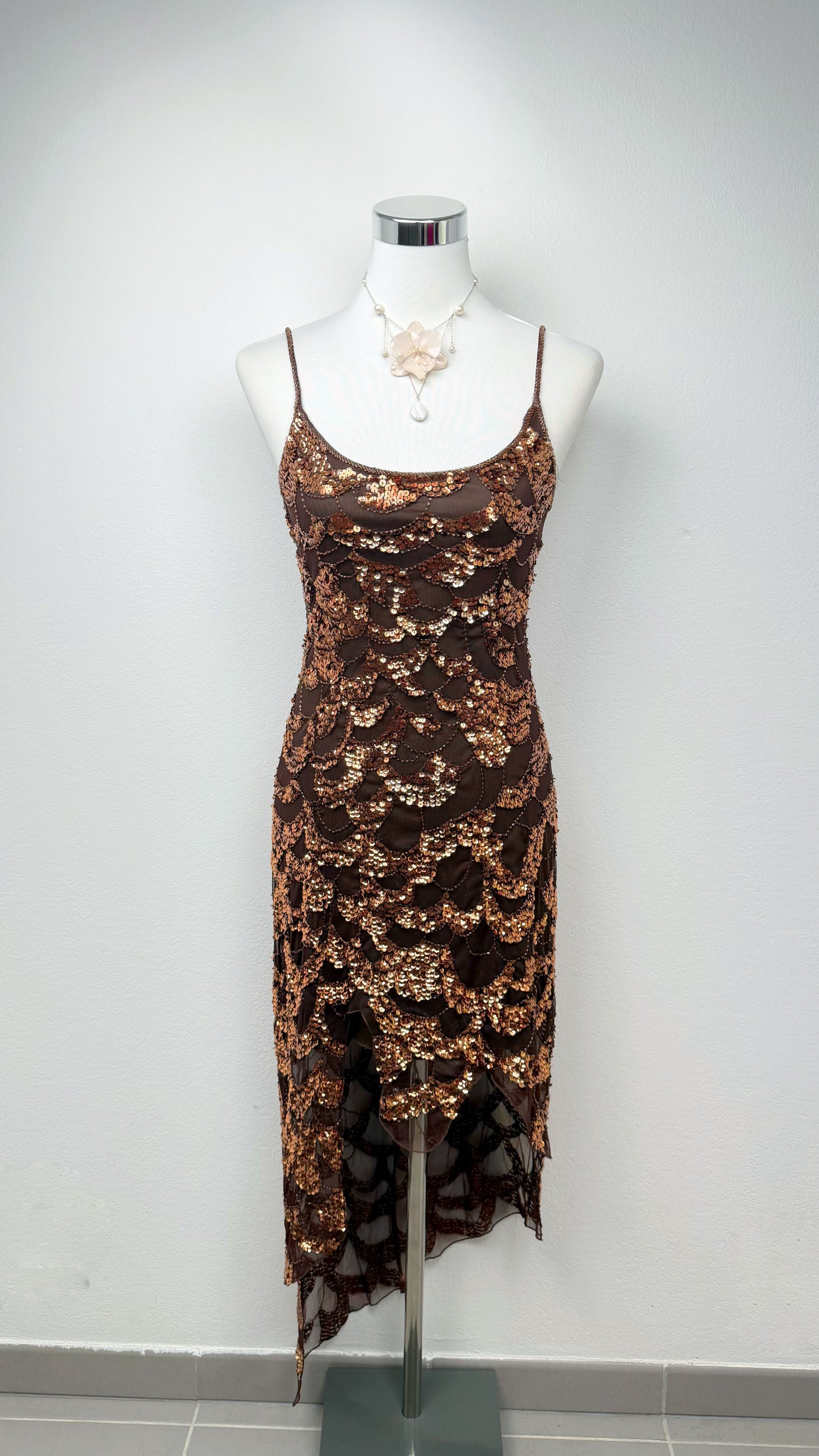 Aftershock Nyx Bronze Siren Dress