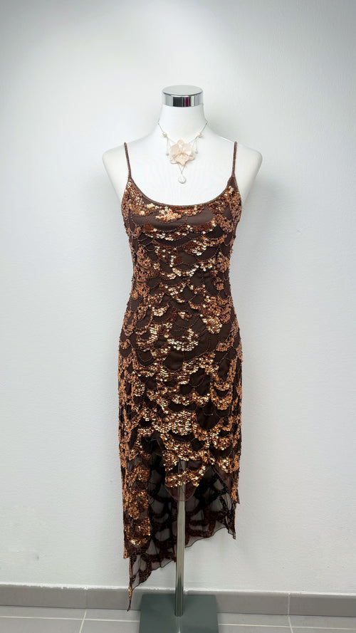Aftershock Nyx Bronze Siren Dress