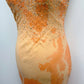 Peach Stardust Silk Gown