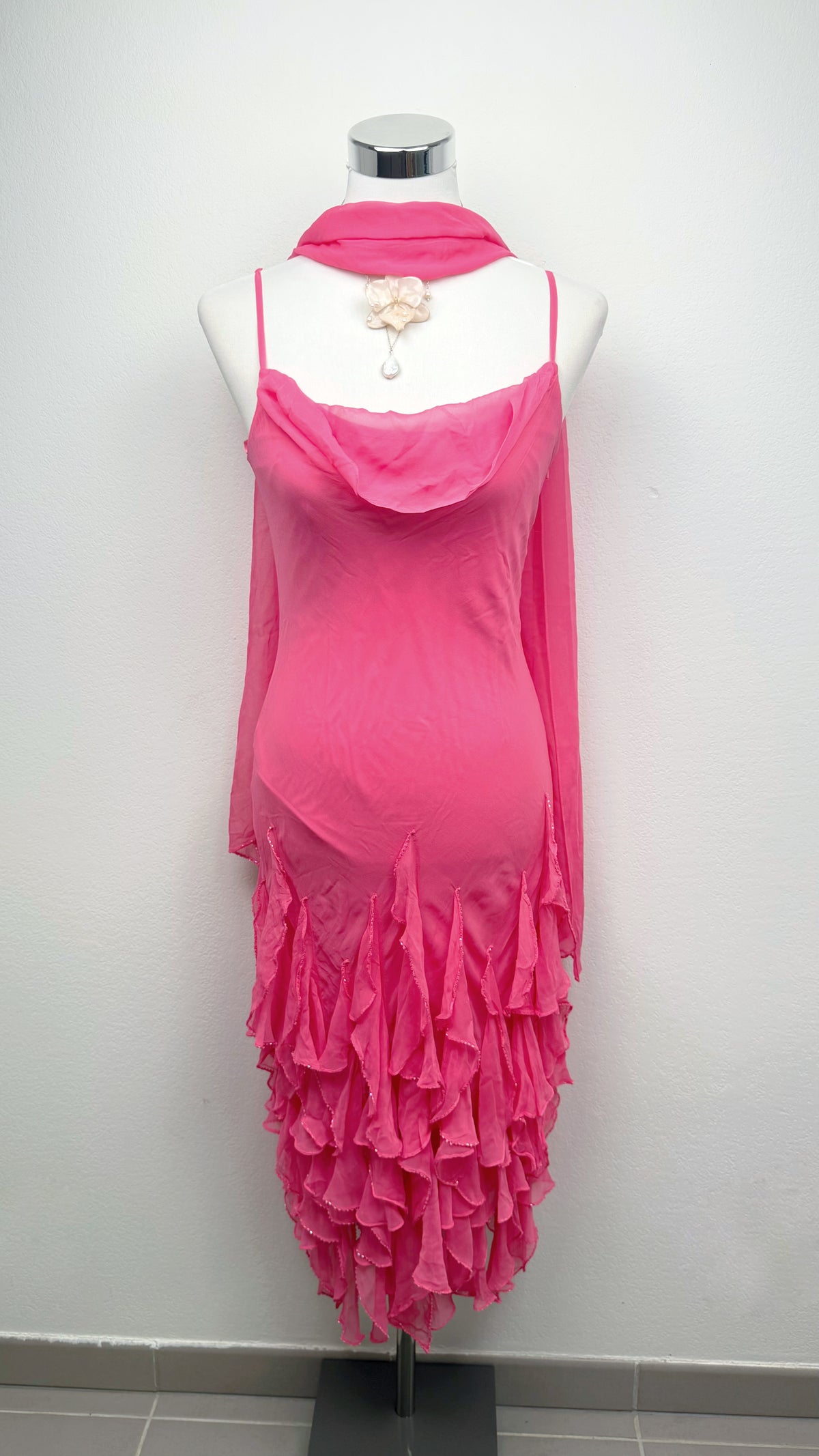 The Pink Petal Silk Dress