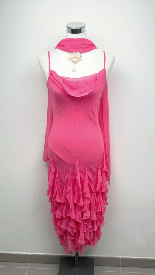 The Pink Petal Silk Dress