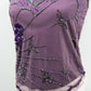 Midnight Butterfly Beaded Top