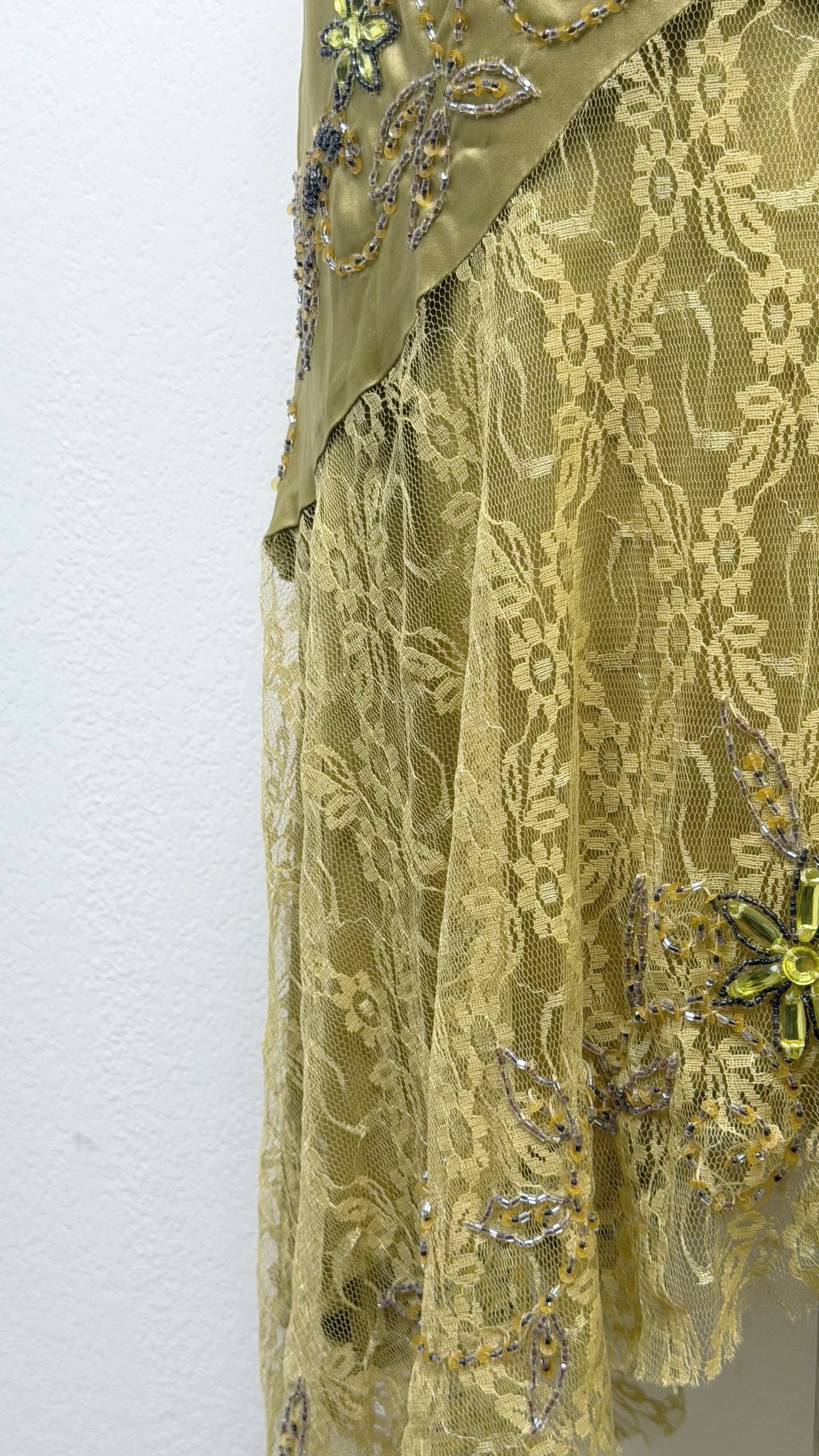 Silk Golden Enchantment Dress