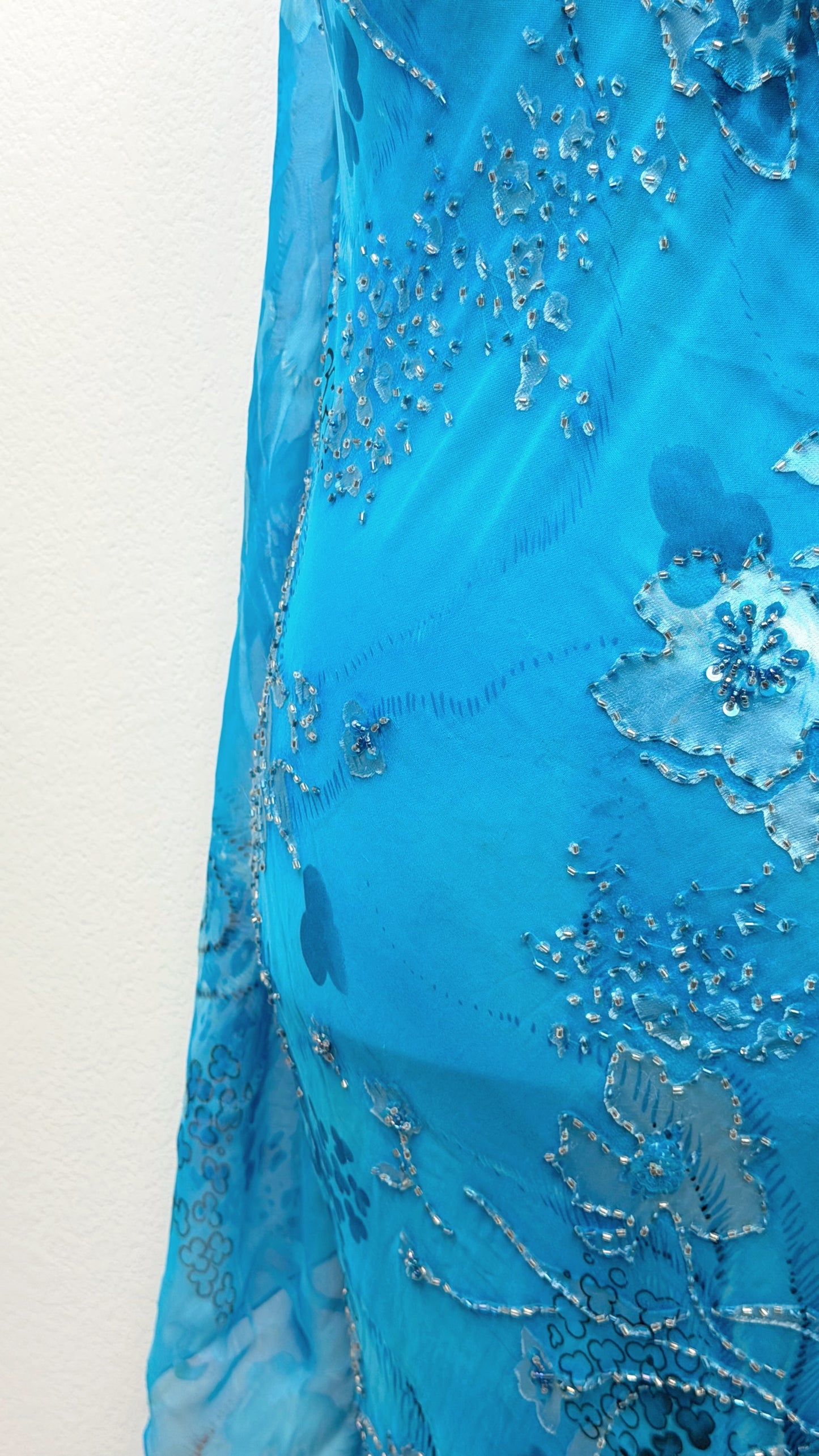 Nerissa Bluebell Silk Dress