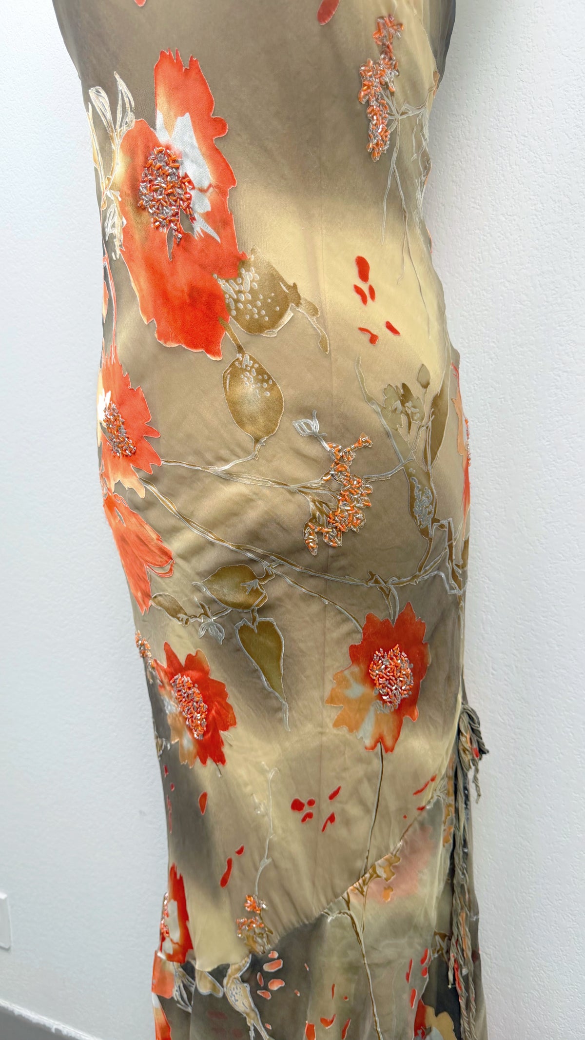 The Ember Garden Silk Dress