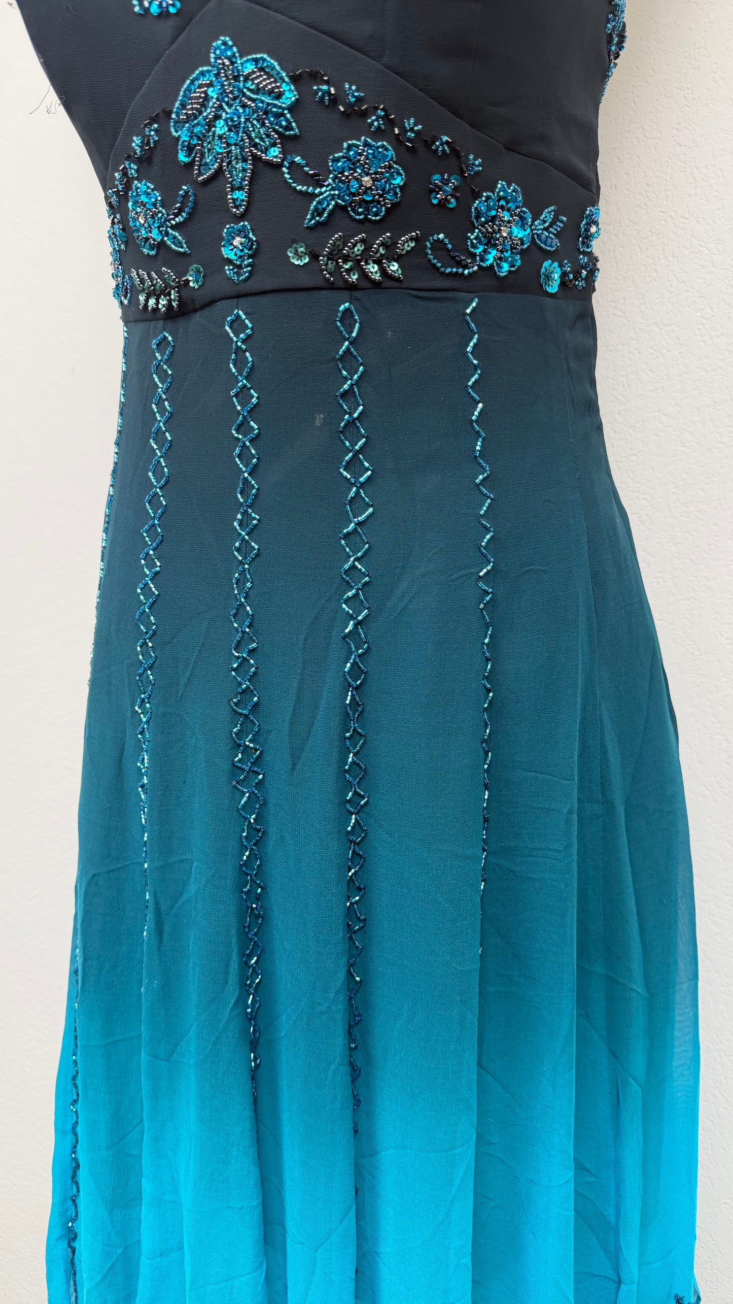 Silk Ocean Twilight Dress