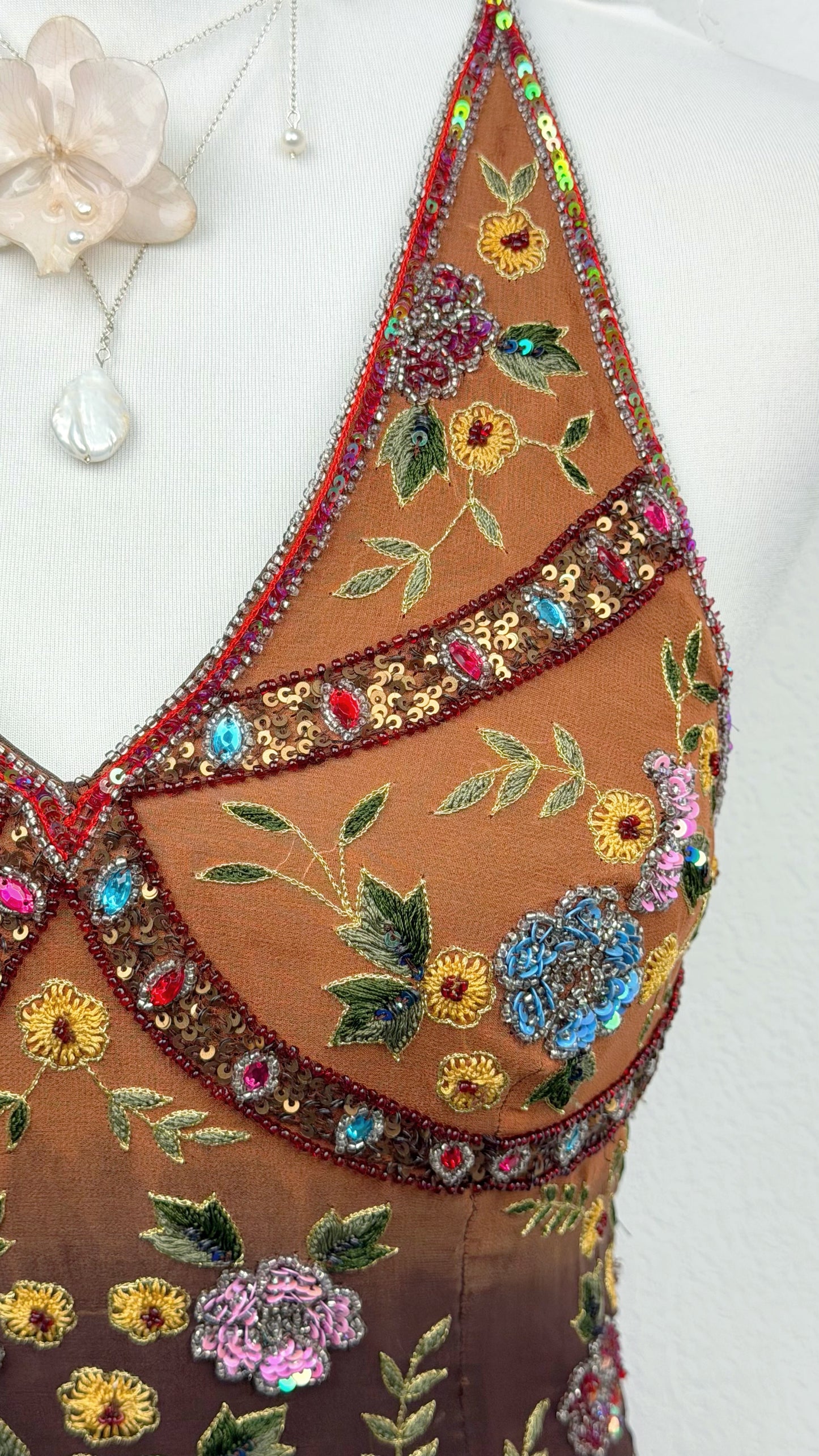 Aftershock Enchanted Garden Silk Corset