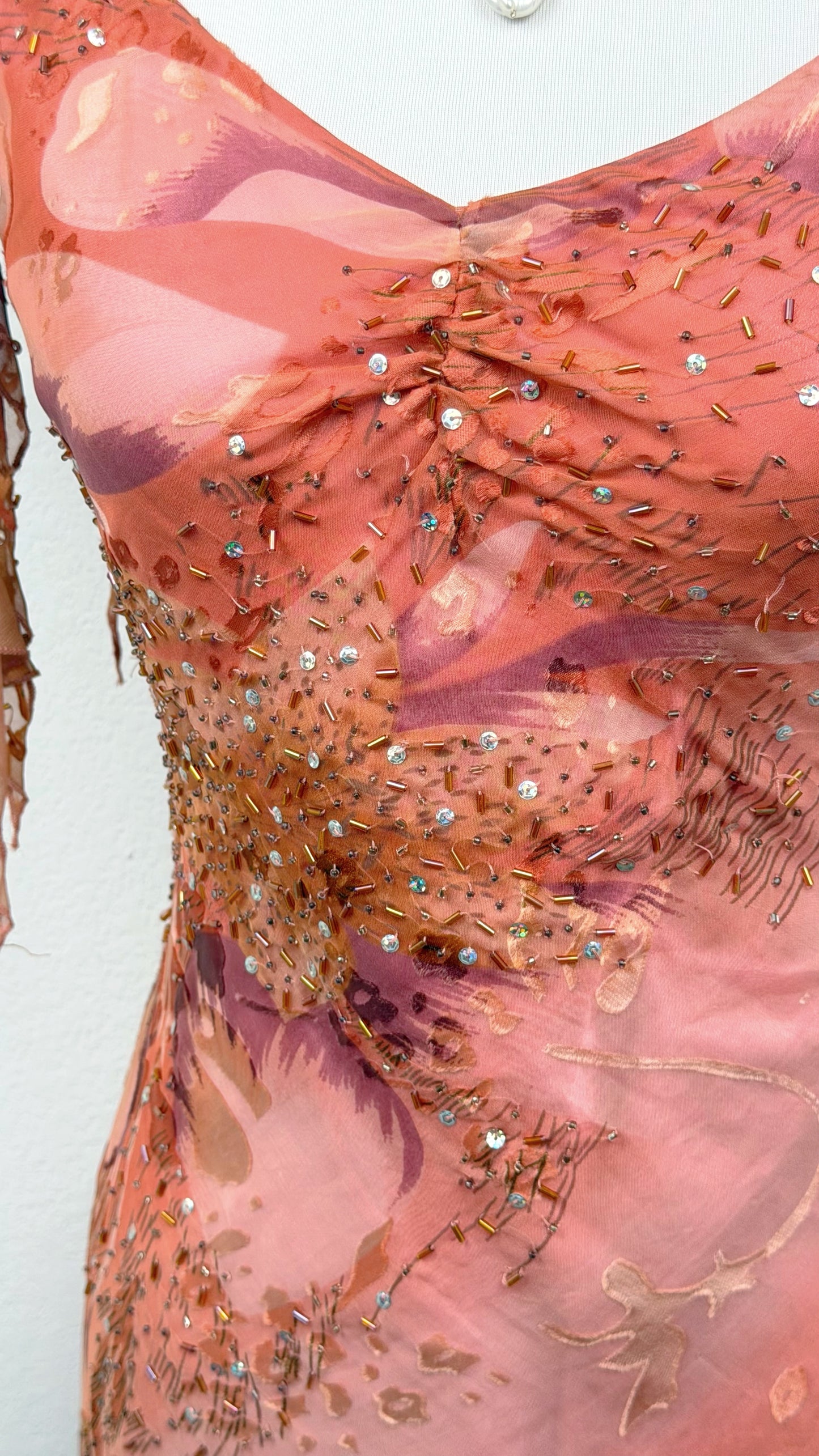 RARE Peach Blossom Silk