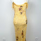 Solara Silk Golden Wildflower Gown