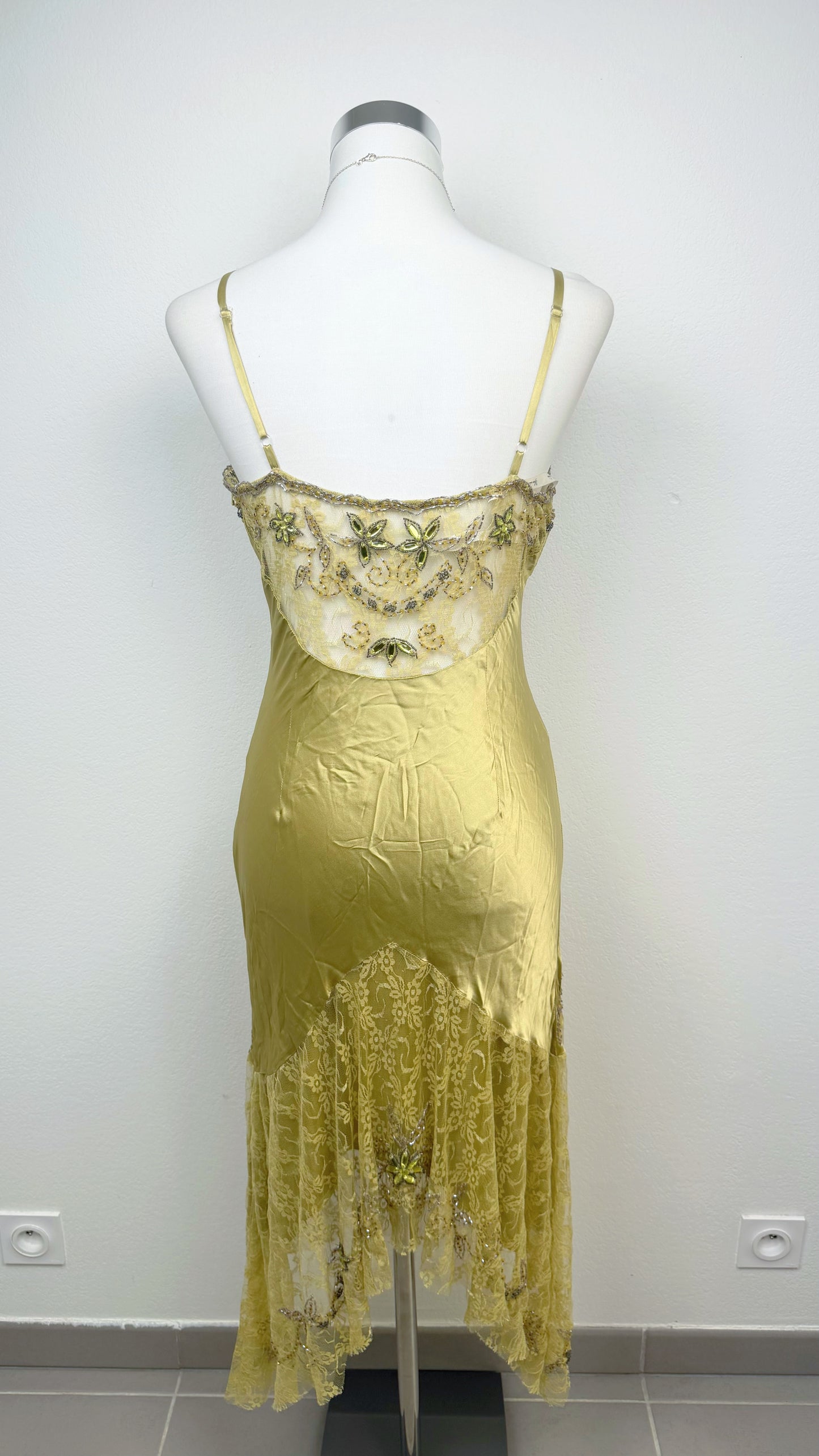 Silk Golden Enchantment Dress