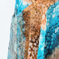 Aquamarine Serpent Silk Dress