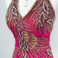 Aftershock Fuchsia Phoenix Beaded Corset