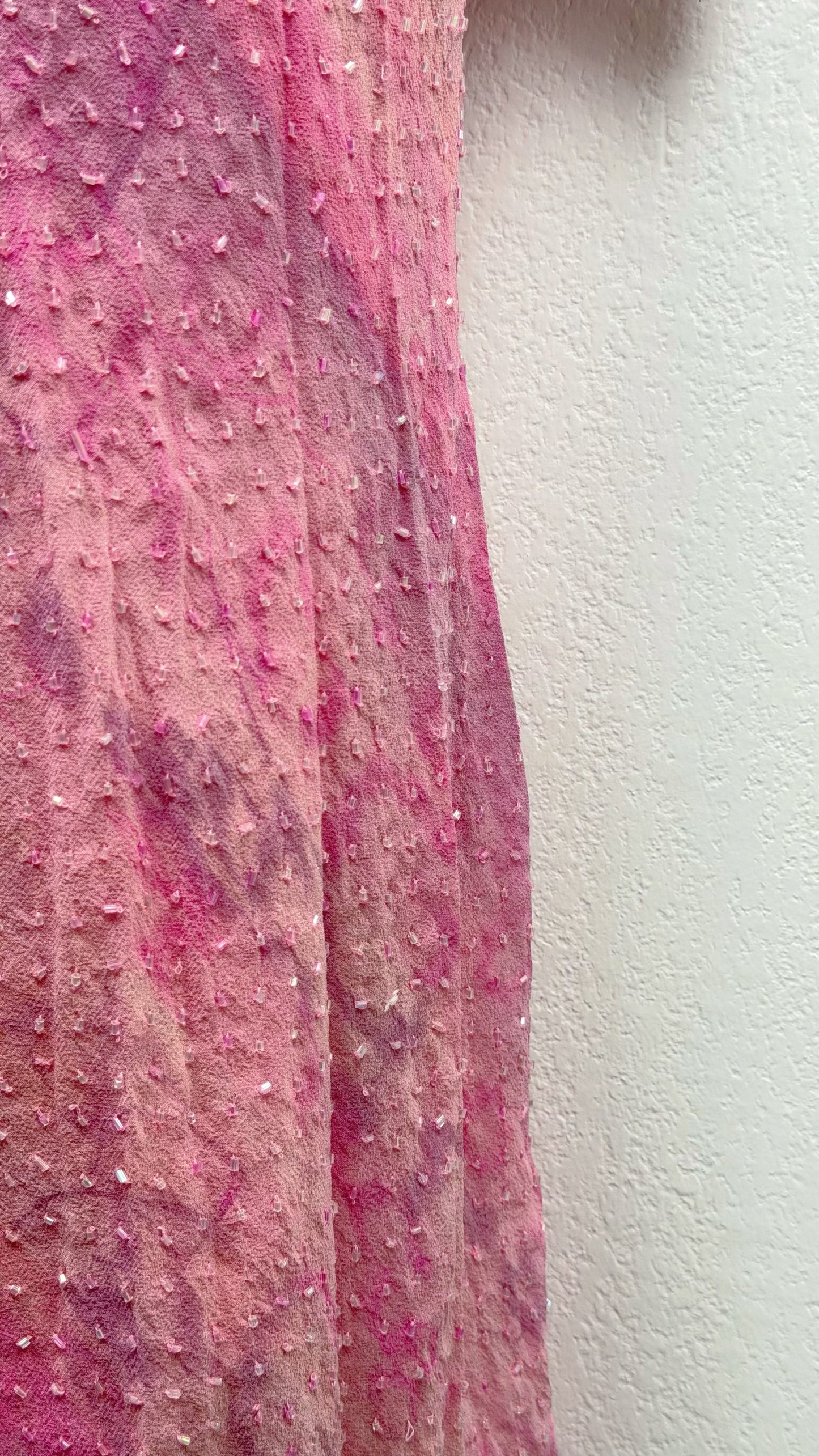 Silk Pink Stardust Gown