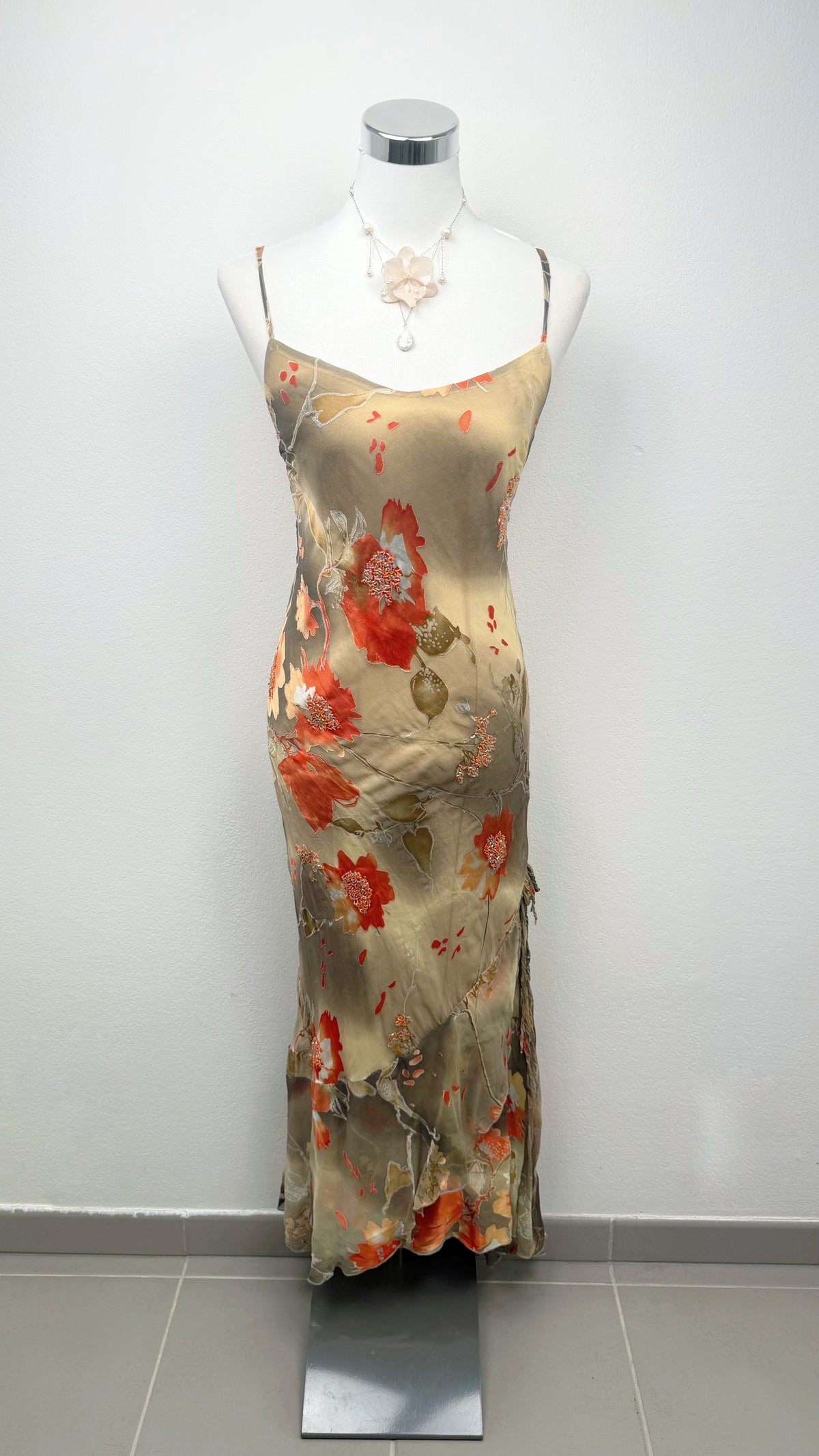 The Ember Garden Silk Dress