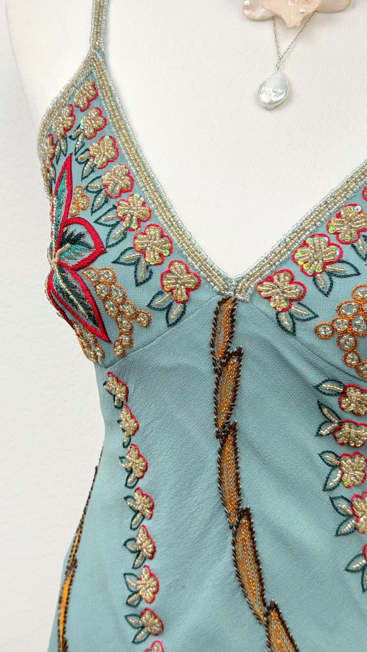 Rare Aftershock Embroidered Silk