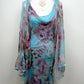 Rare Derhy Bluebell Romance Dress & Cardigan Set