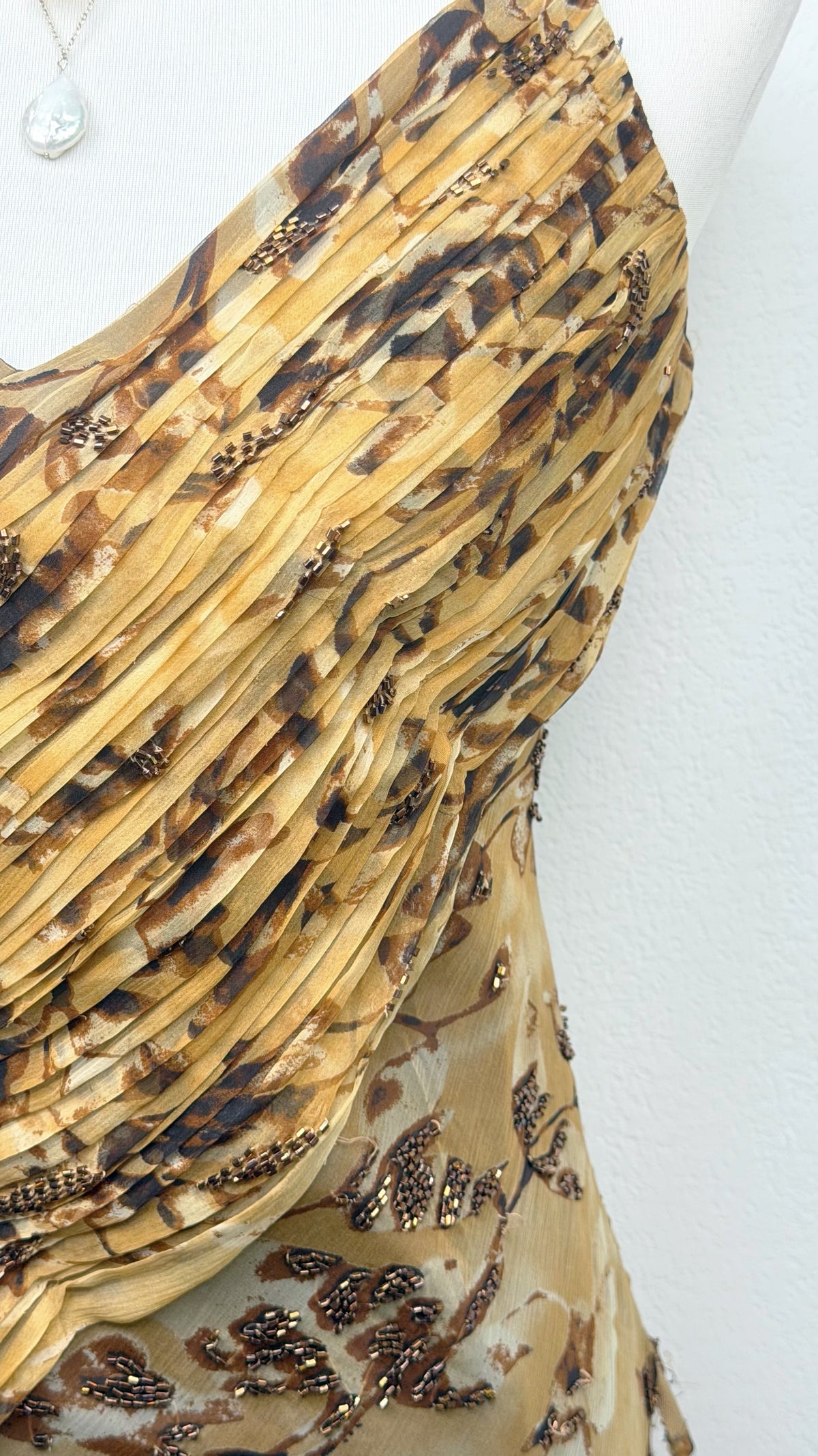The Gilded Woodland Silk Dress