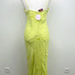 The Lime Enchantment Silk Dress