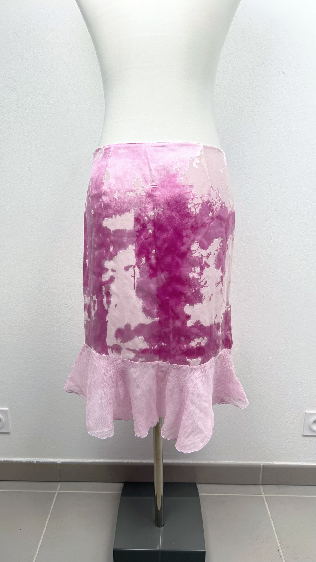 The Pink Ophelia Italian Silk Skirt