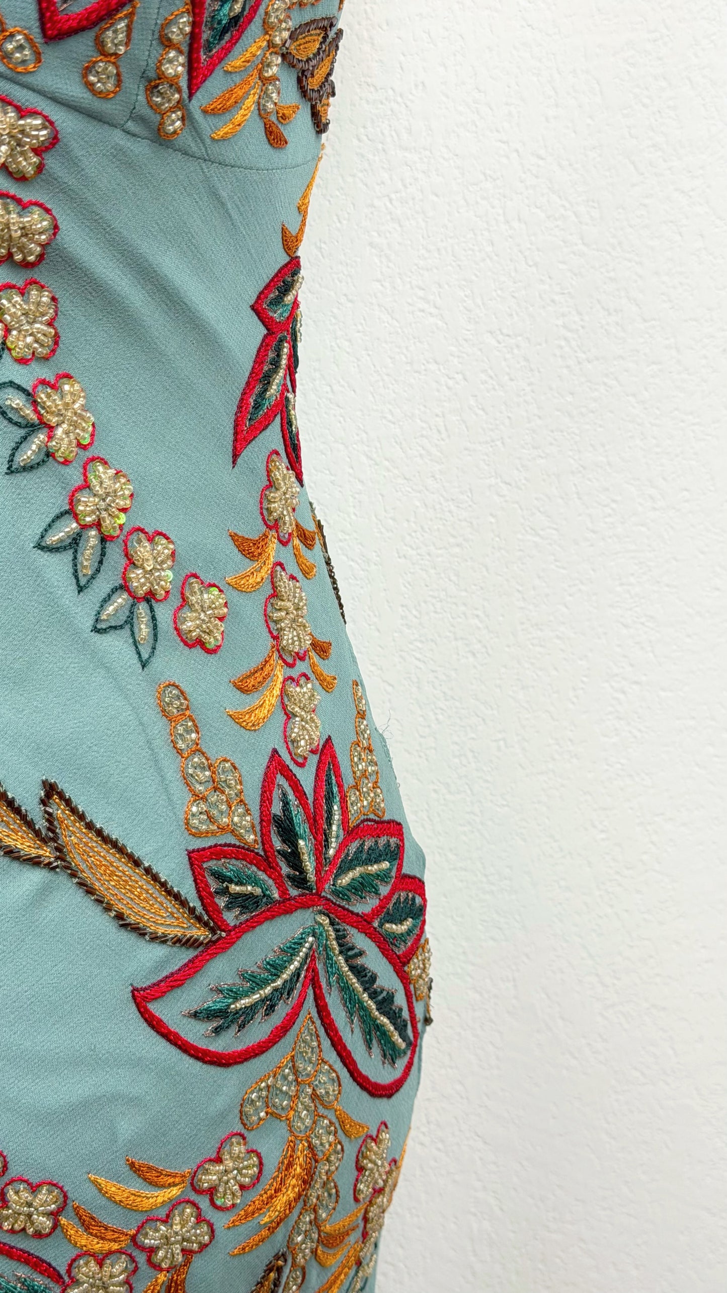 Rare Aftershock Embroidered Silk