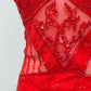 Scarlet Siren Beaded Gown