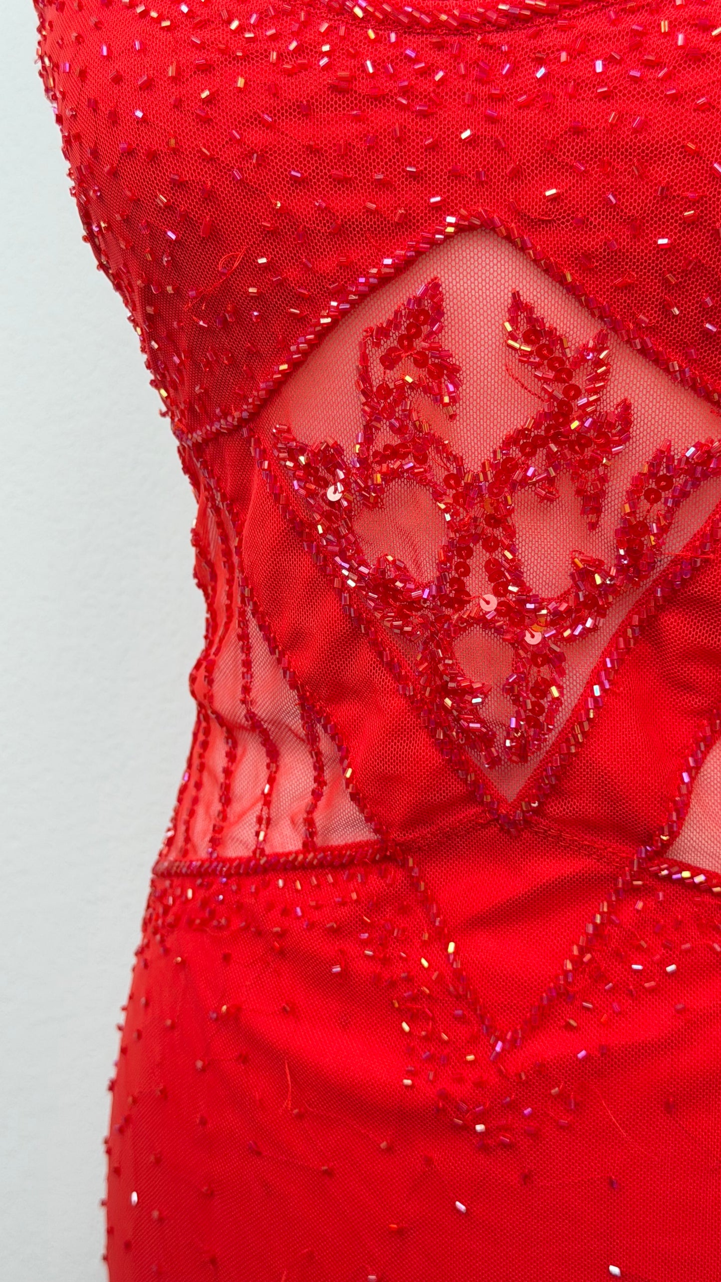Scarlet Siren Beaded Gown