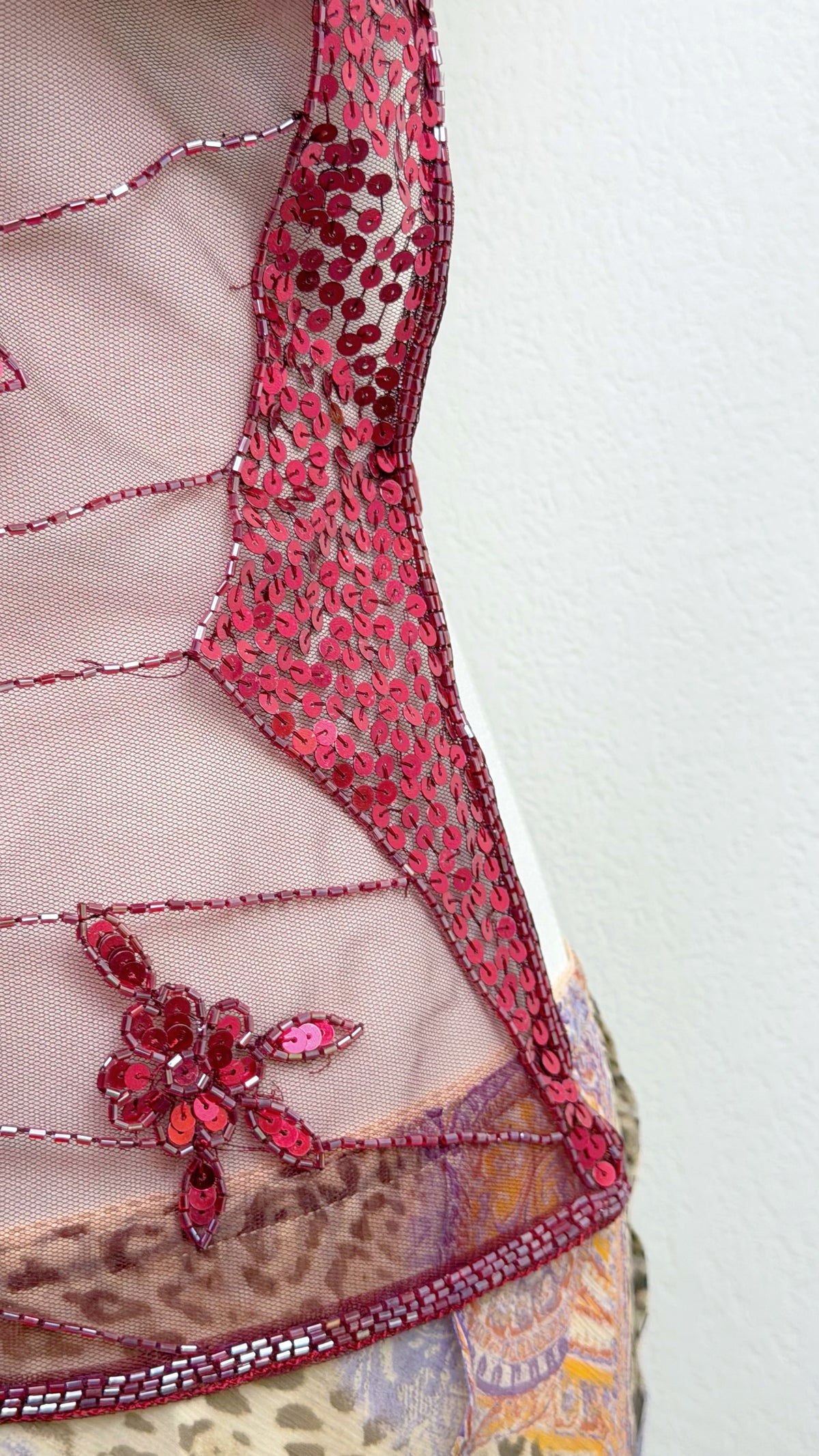The Burgundy Butterfly Fairy Top