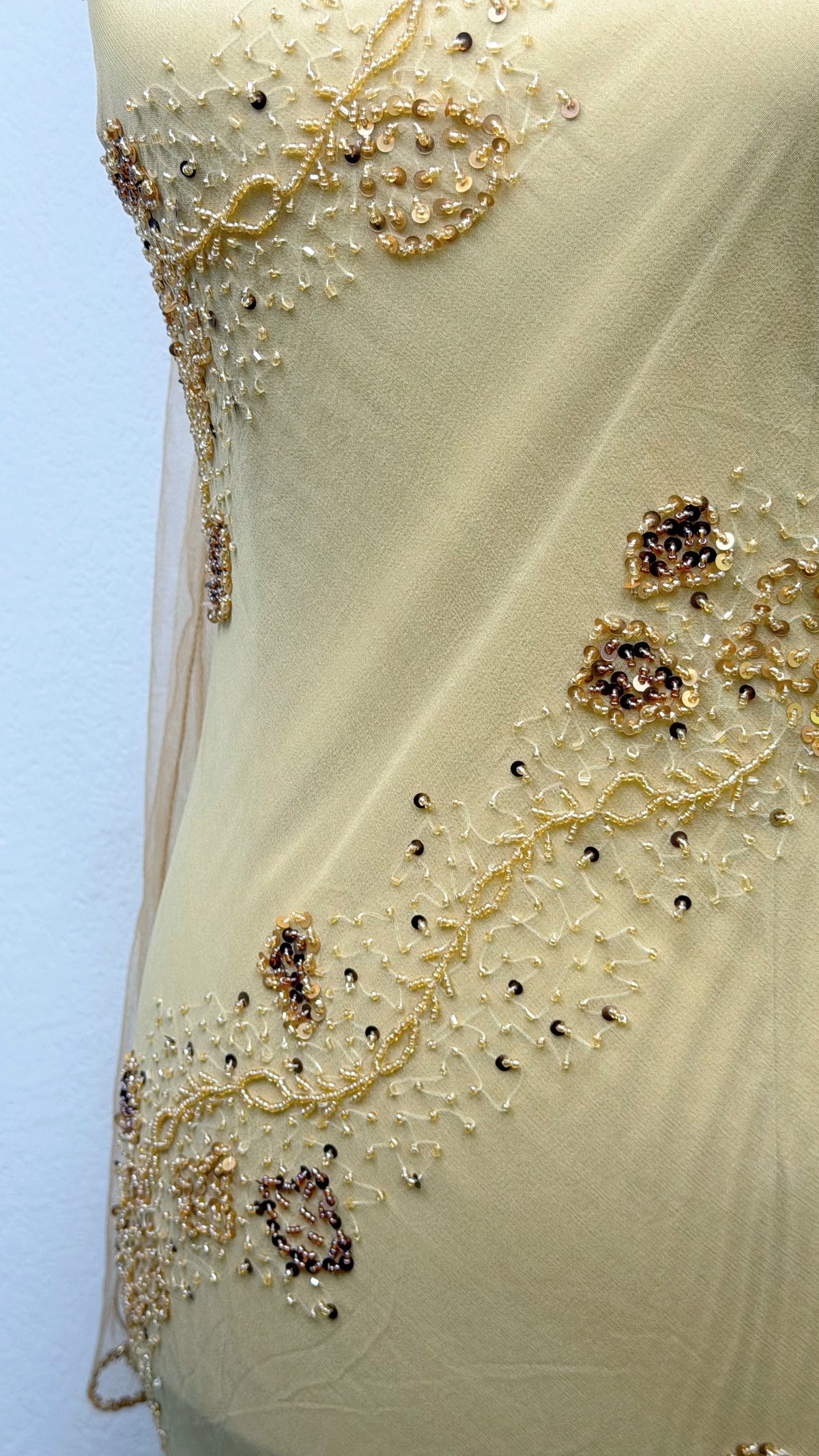 The Golden Fae Silk Dress