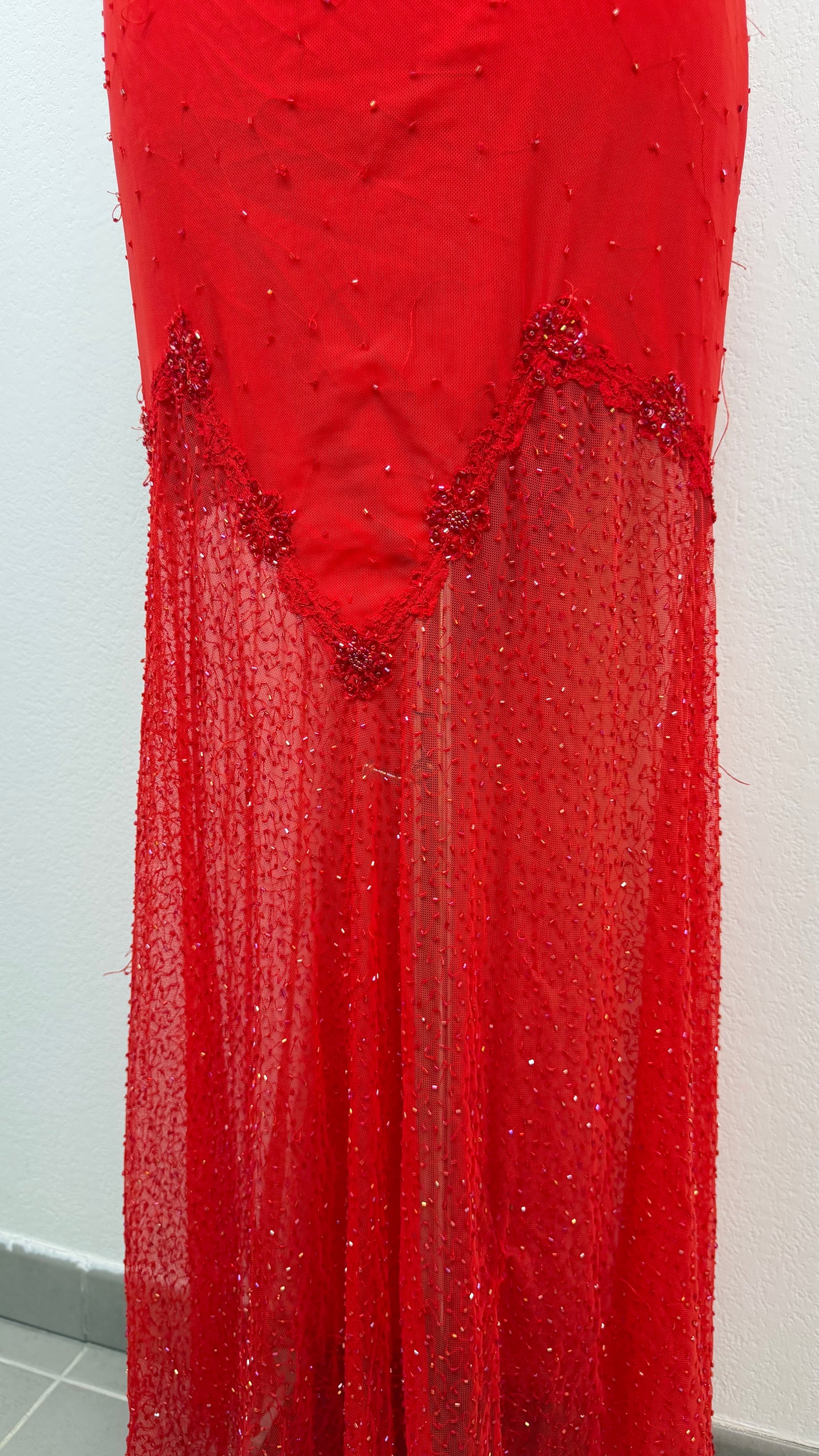 Scarlet Siren Beaded Gown