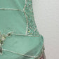 Seafoam Butterfly Beaded Top