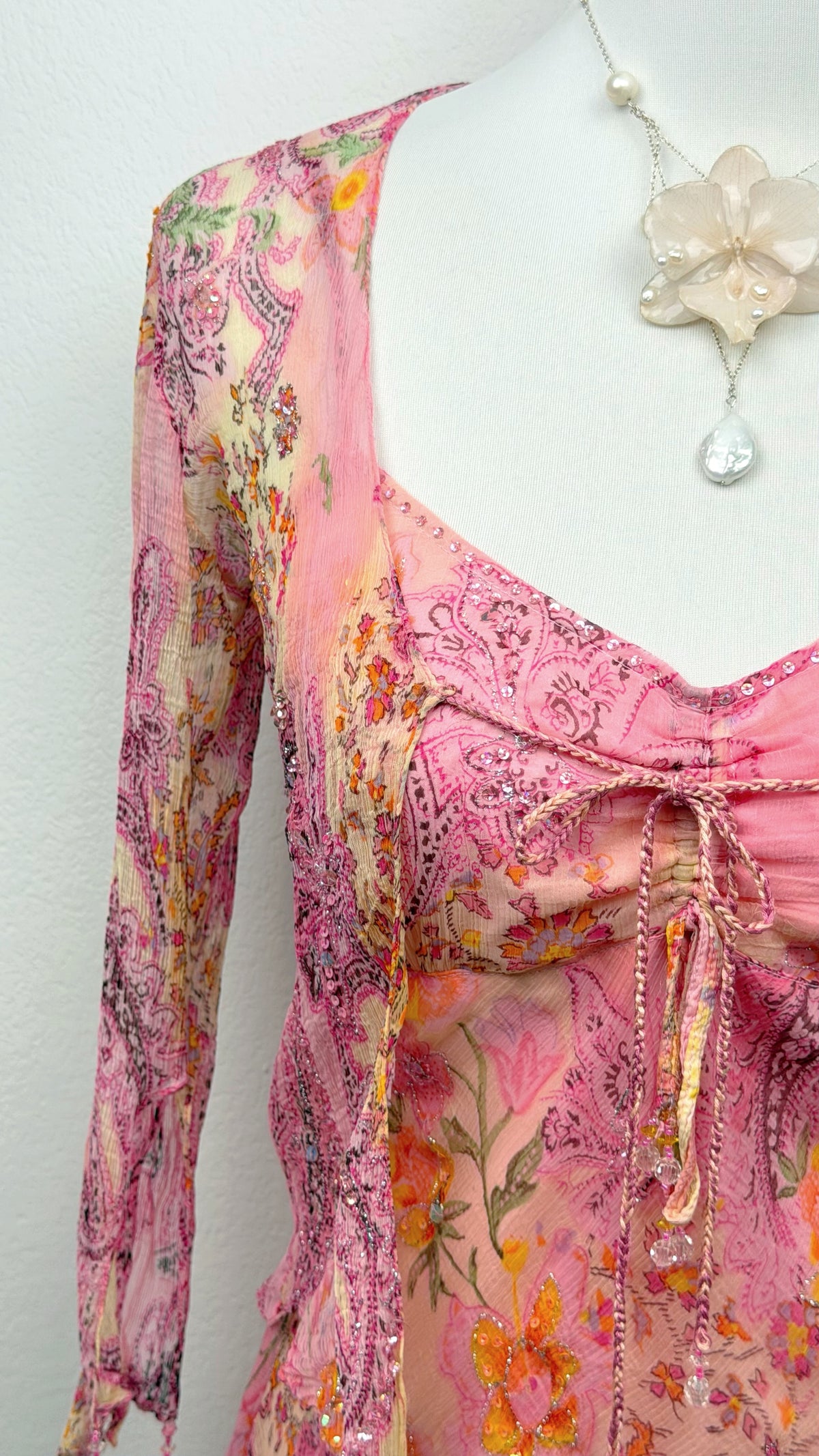 Rare Derhy Pink Secret Garden Dress