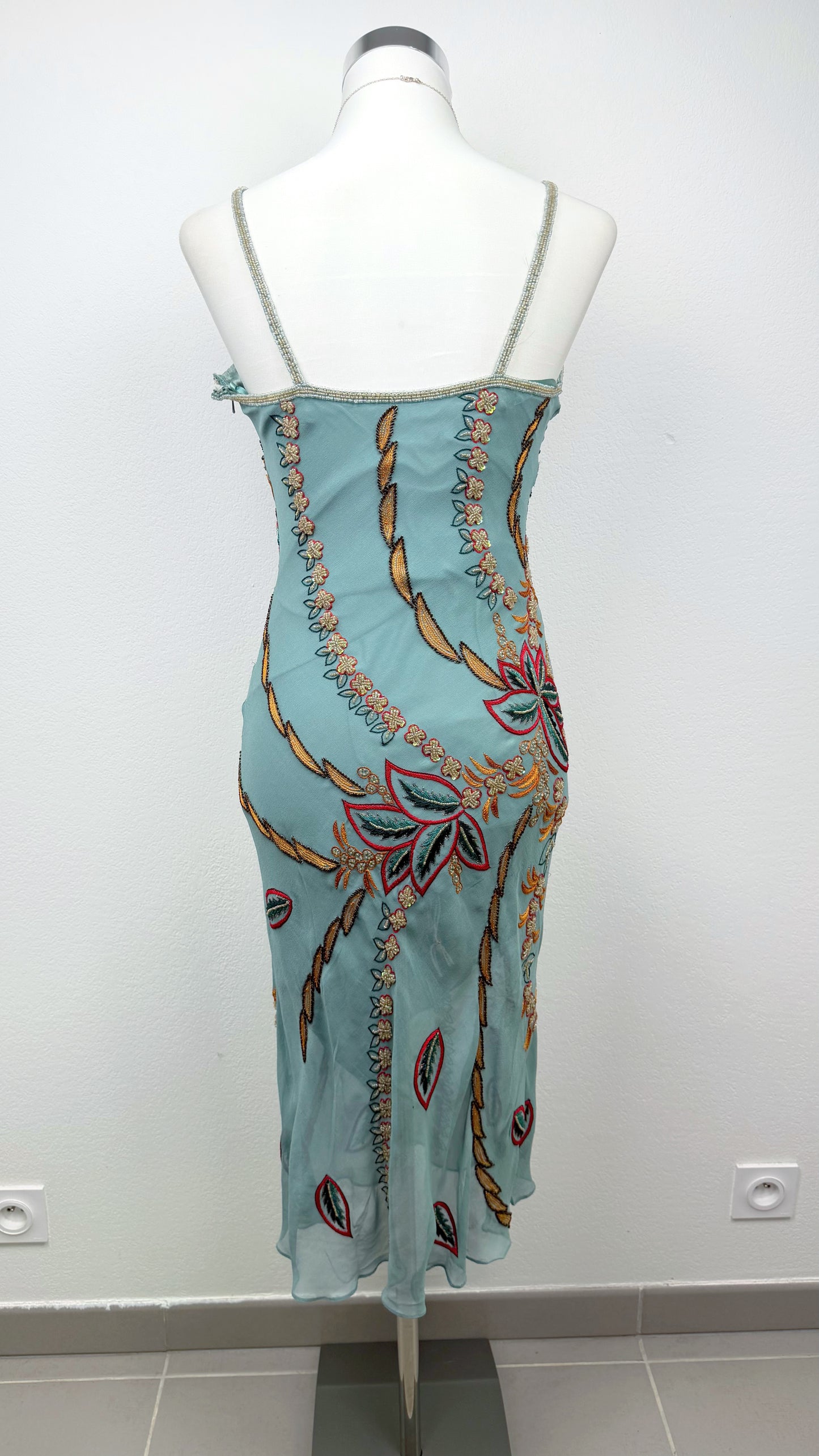 Rare Aftershock Embroidered Silk