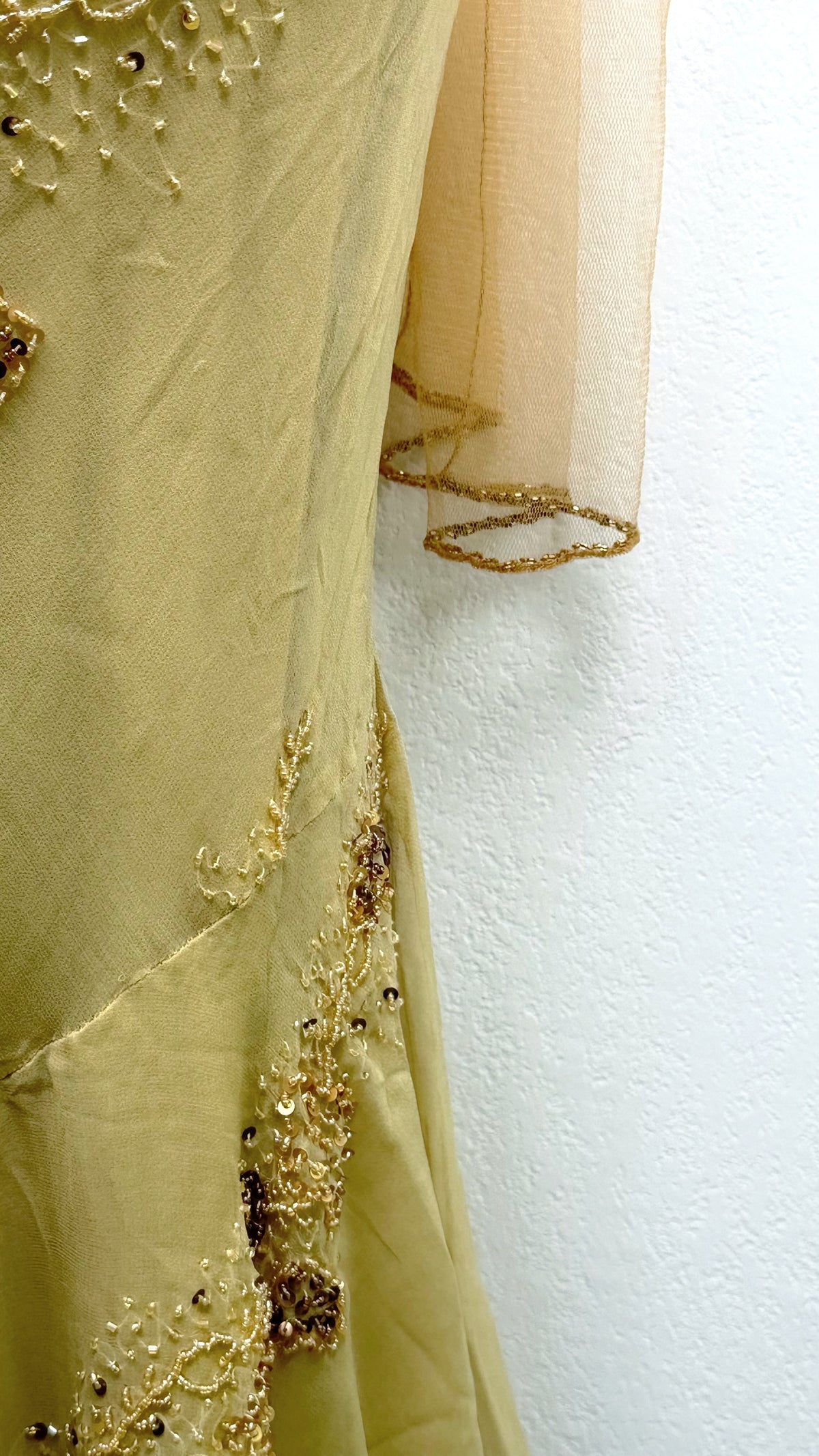 The Golden Fae Silk Dress