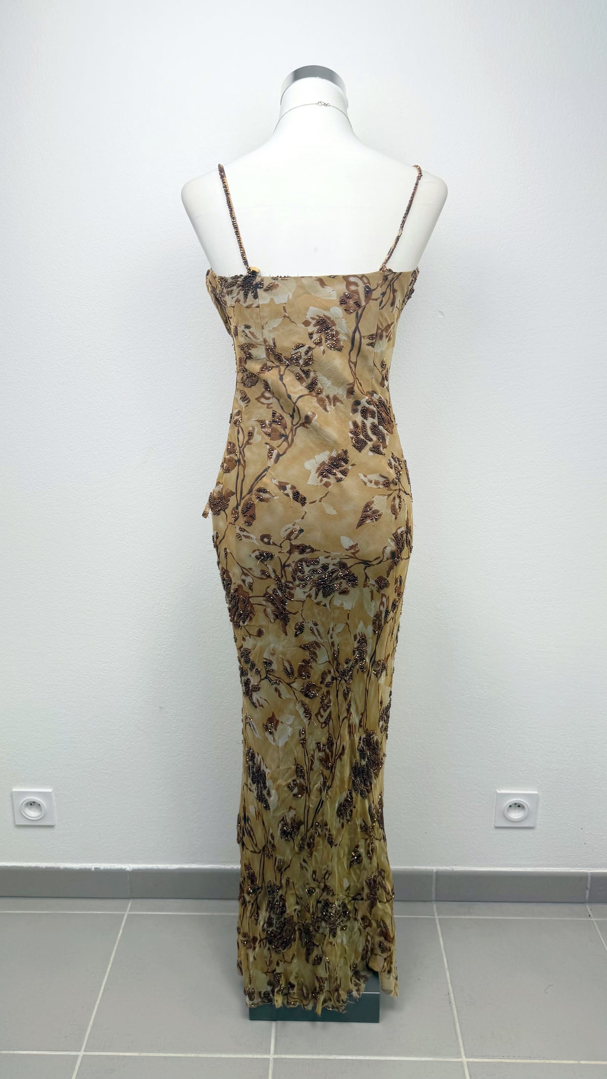 The Gilded Woodland Silk Dress