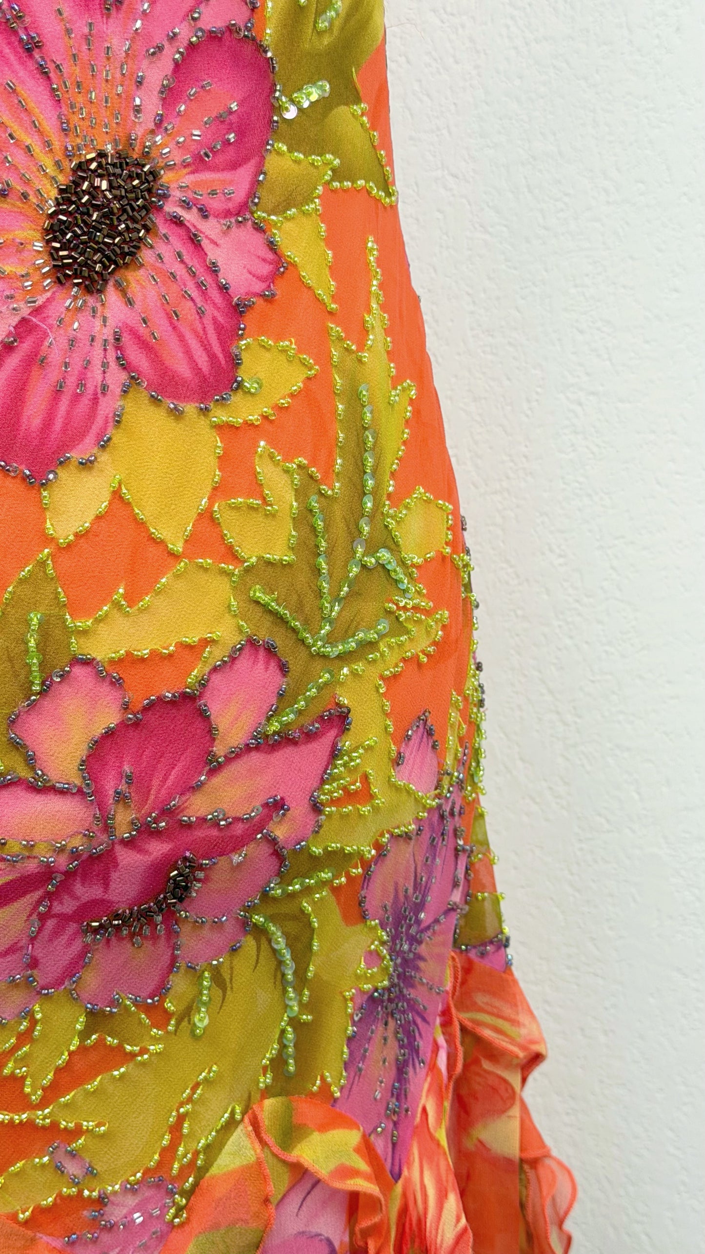 Silk Coral Blossom Couture